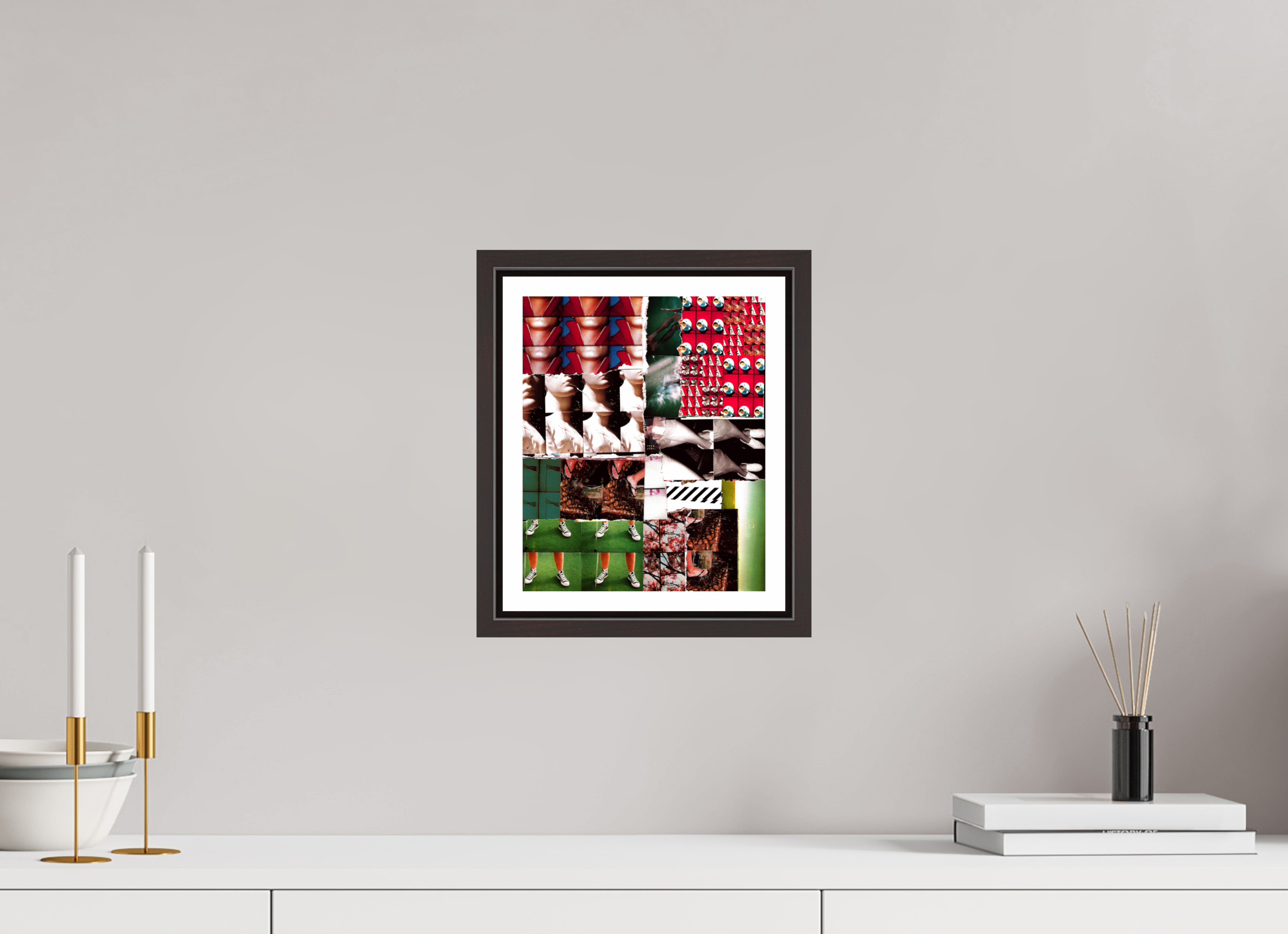 8 x 9.8″, Floater Frame (Alder Brown) Replication