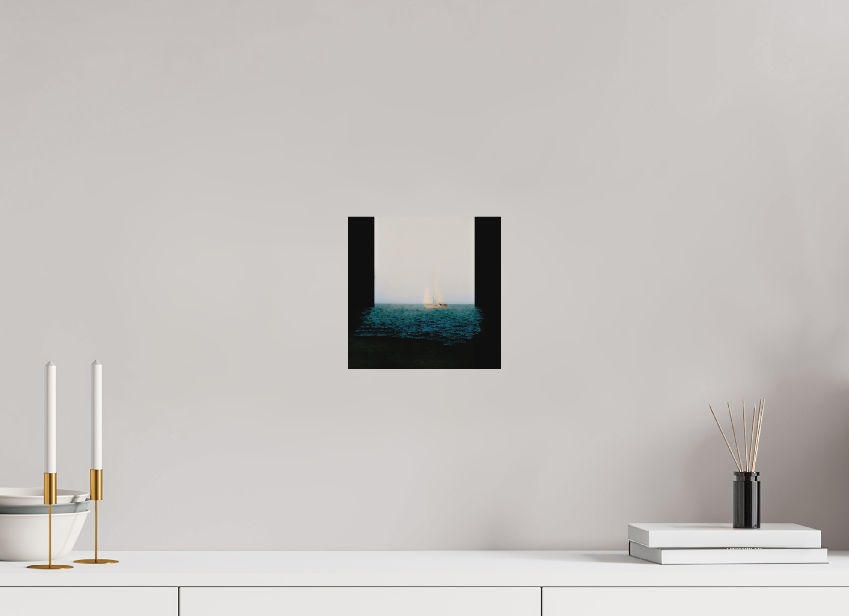 8 x 8″, Aluminum Dibond Sleeps While Walking