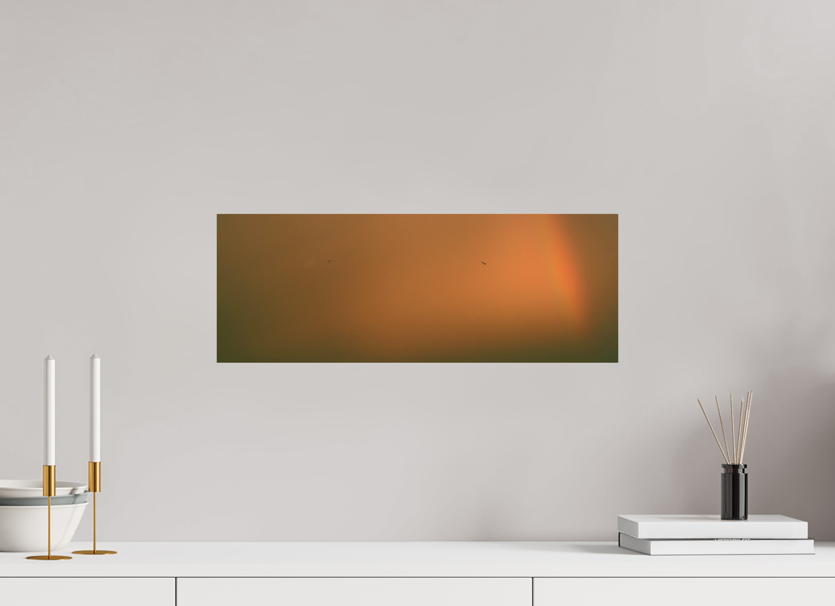 21.6 x 8″, Fine Art Print Rainbow