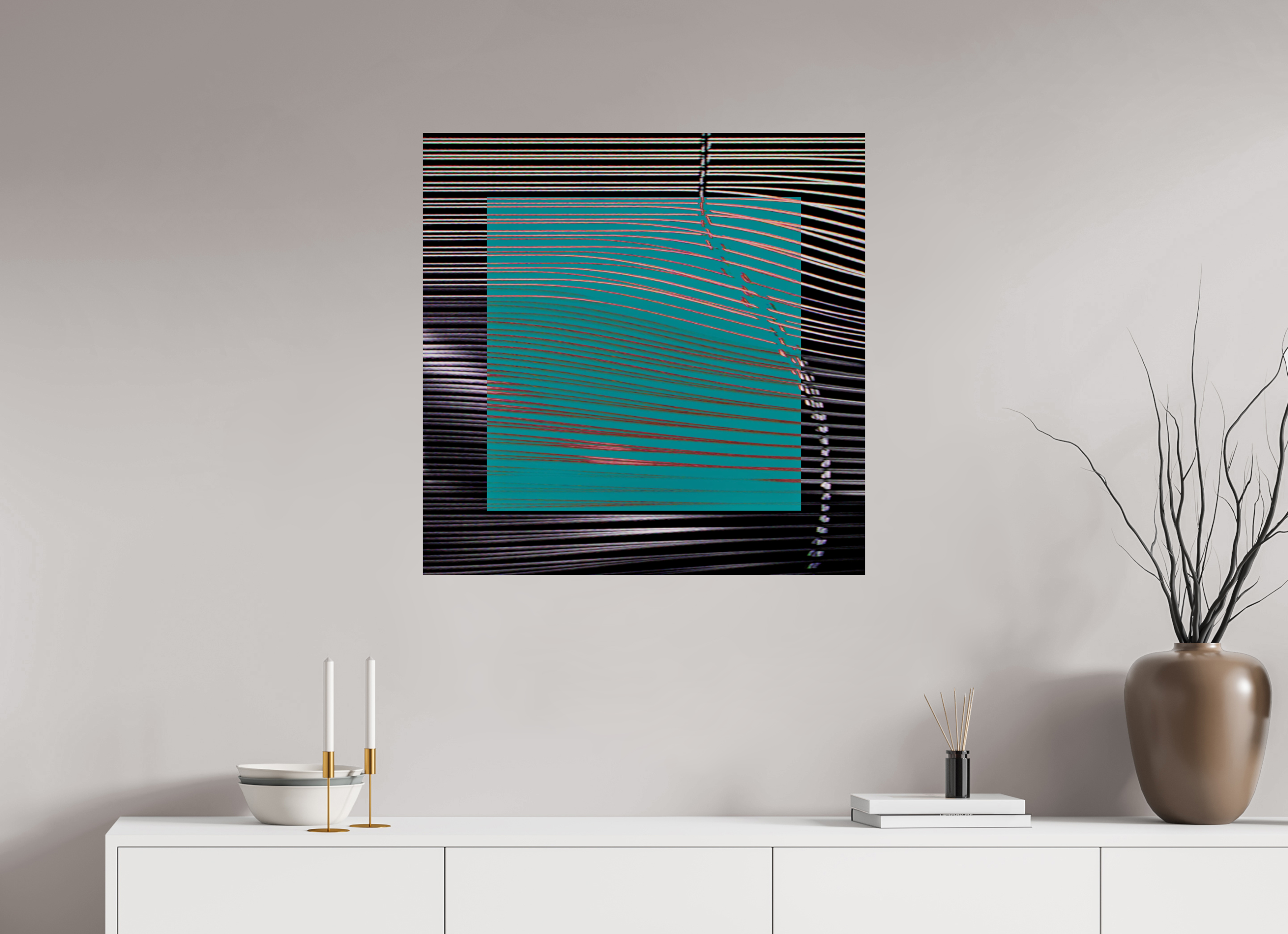 30 x 30″, Fine Art Print New Wave