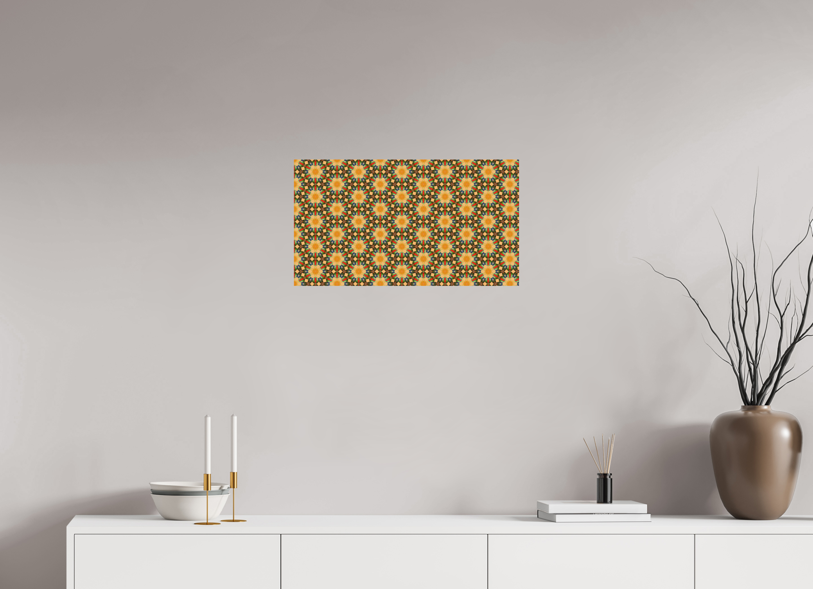 24 x 13.5″, Aluminum Dibond Harmony, Respect, Purity, and Tranquility