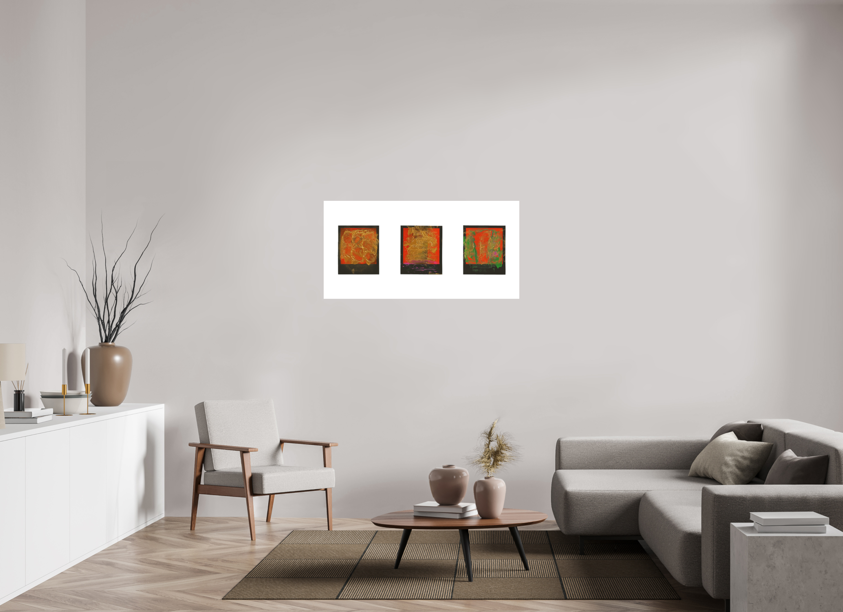 48 x 24″, Aluminum Dibond Polaroids