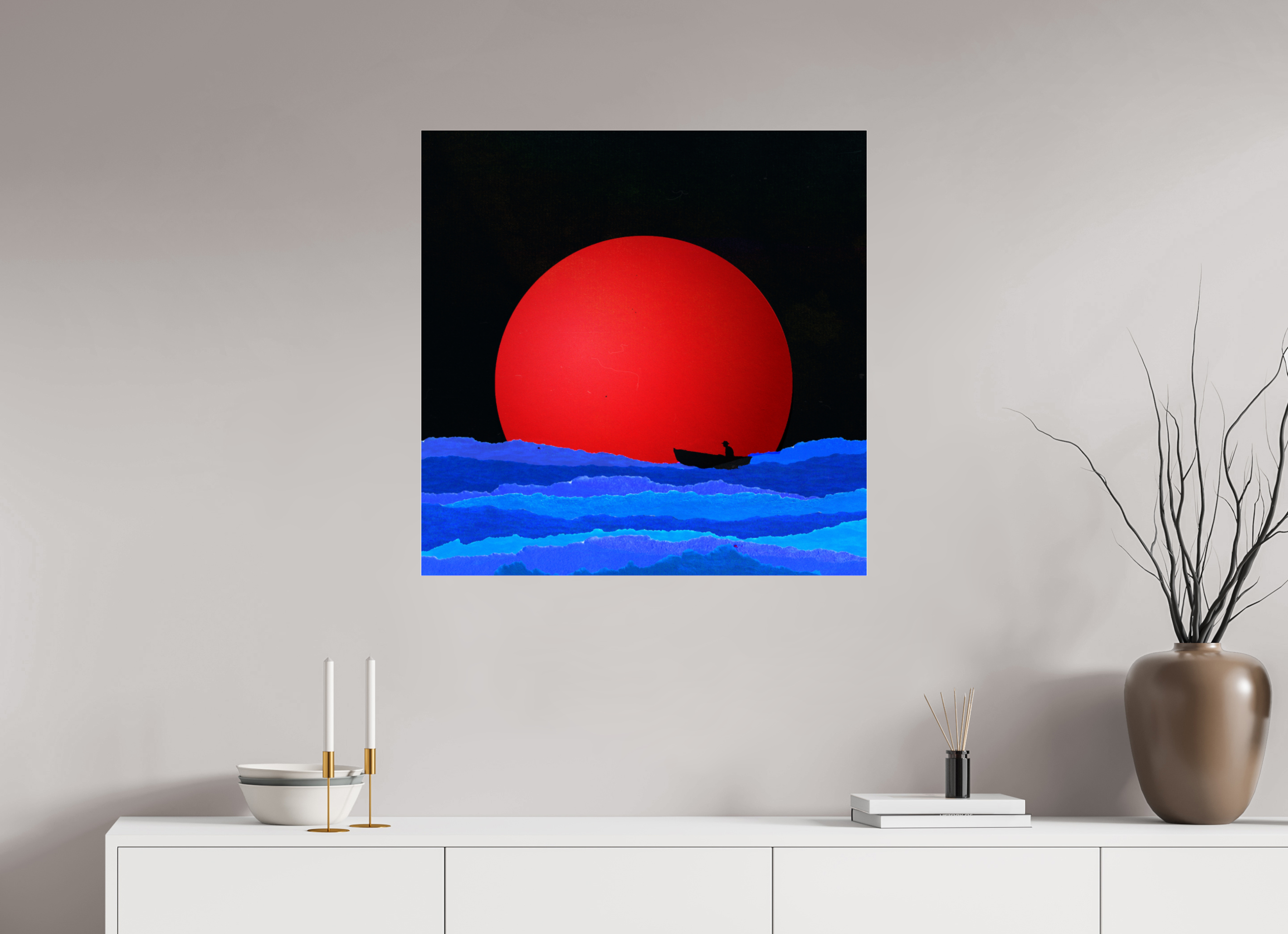 30 x 30″, Photo Print Under Acrylic Glass Hope!