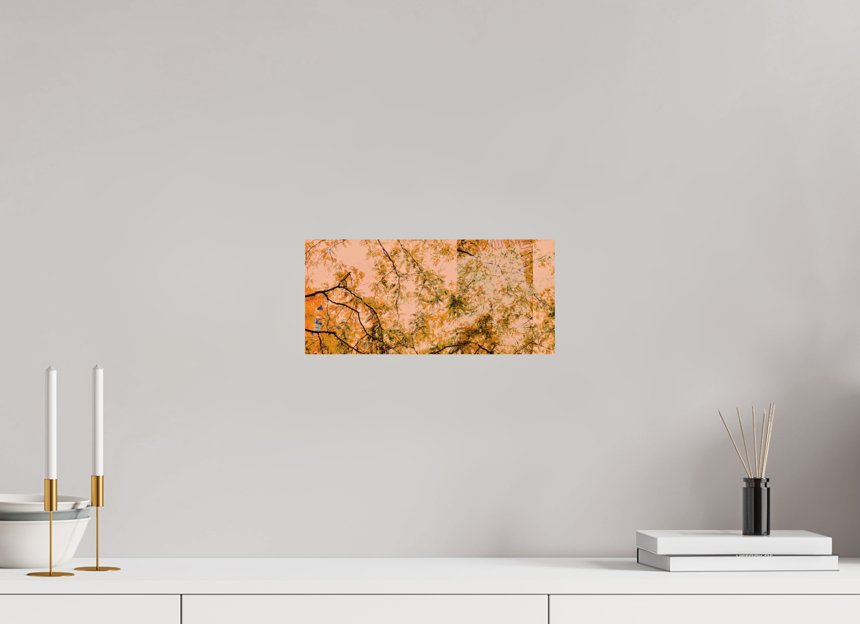 13 x 6″, Fine Art Print Cherry Trees
