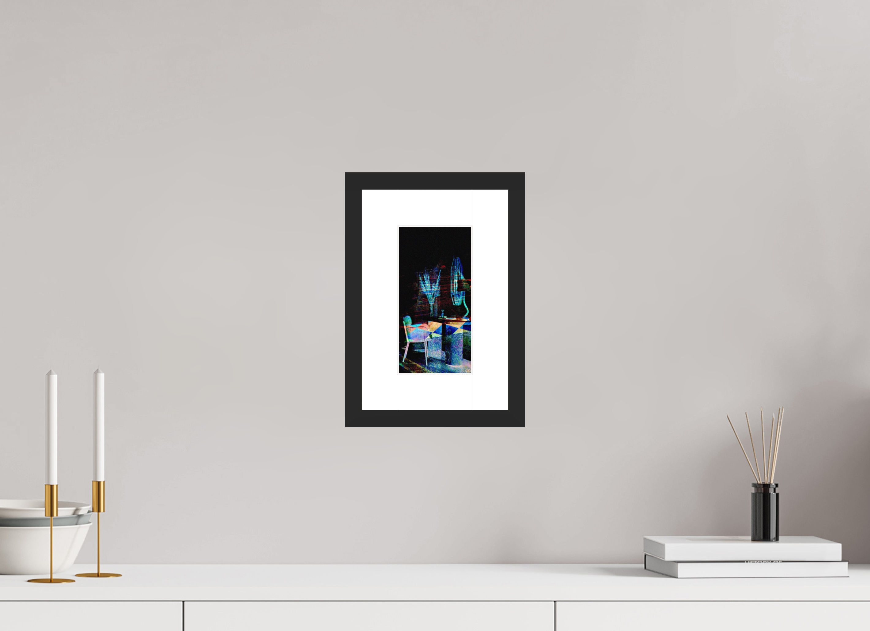 4 x 7.8″, Fuji Crystal Archive Print Framed (Black) Vanity