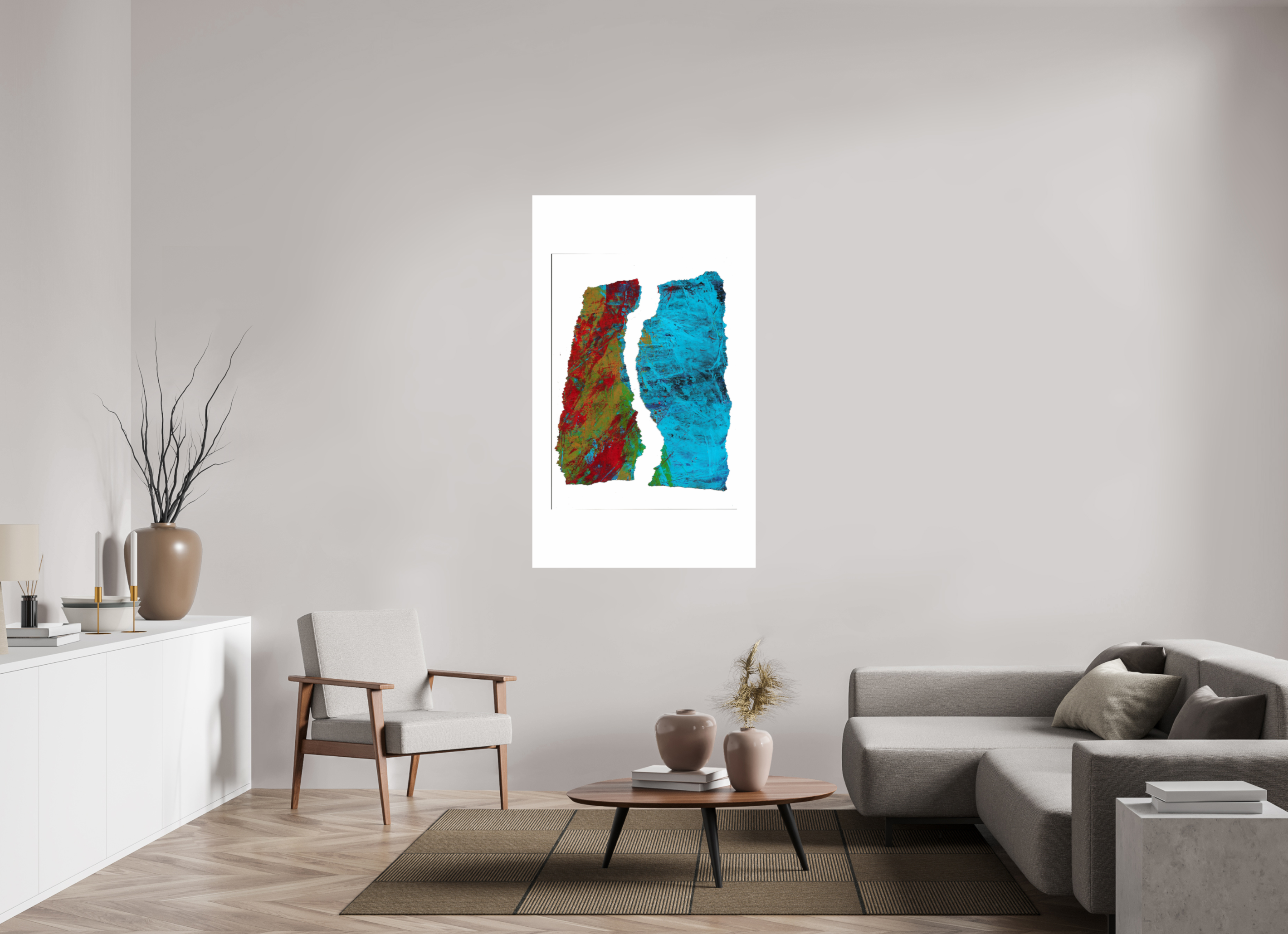 36 x 60″, Fine Art Print Earth & Water