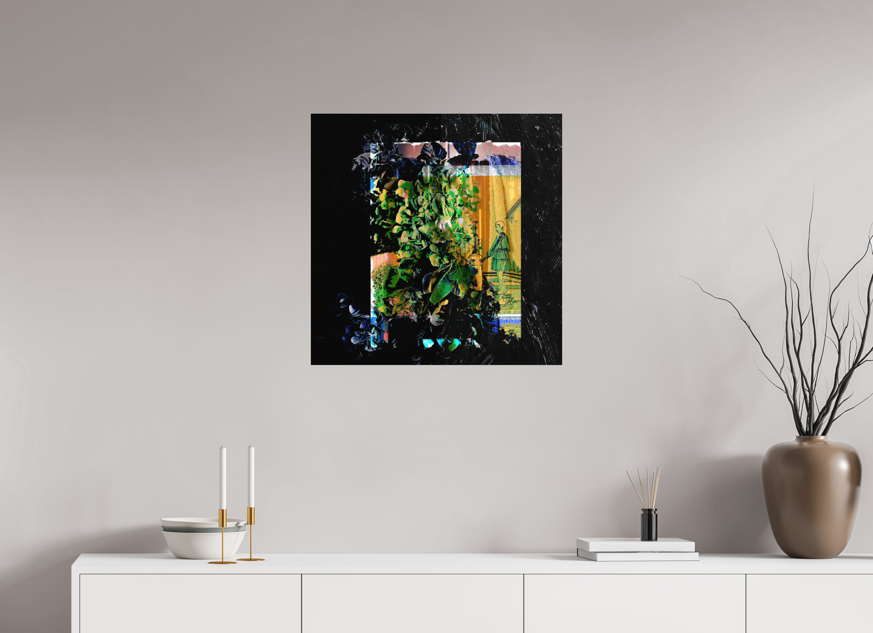 25 x 25″, Photo Print Under Acrylic Glass Imposter Syndrome