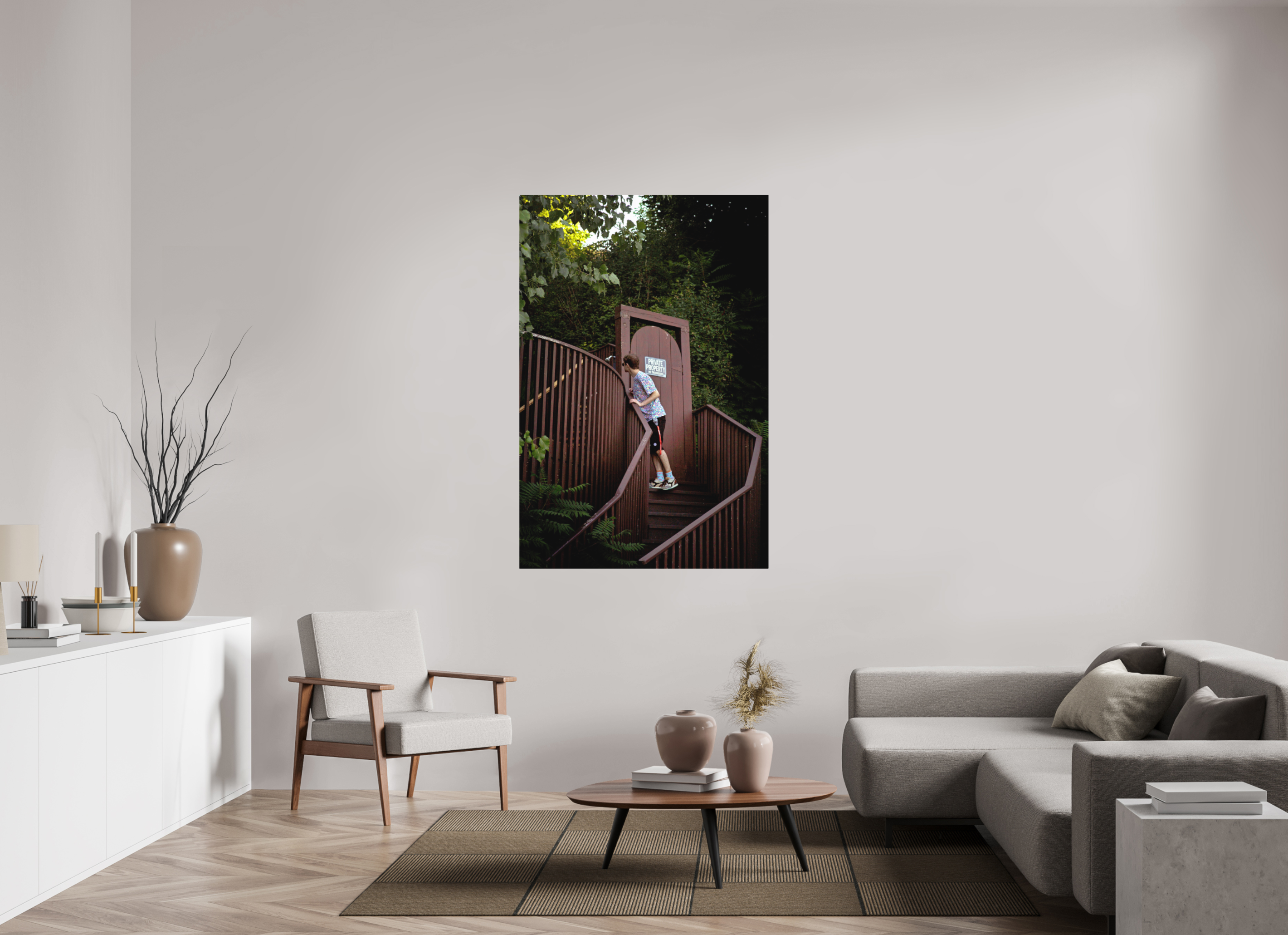 40 x 60″, Direct Print on Forex Private Property