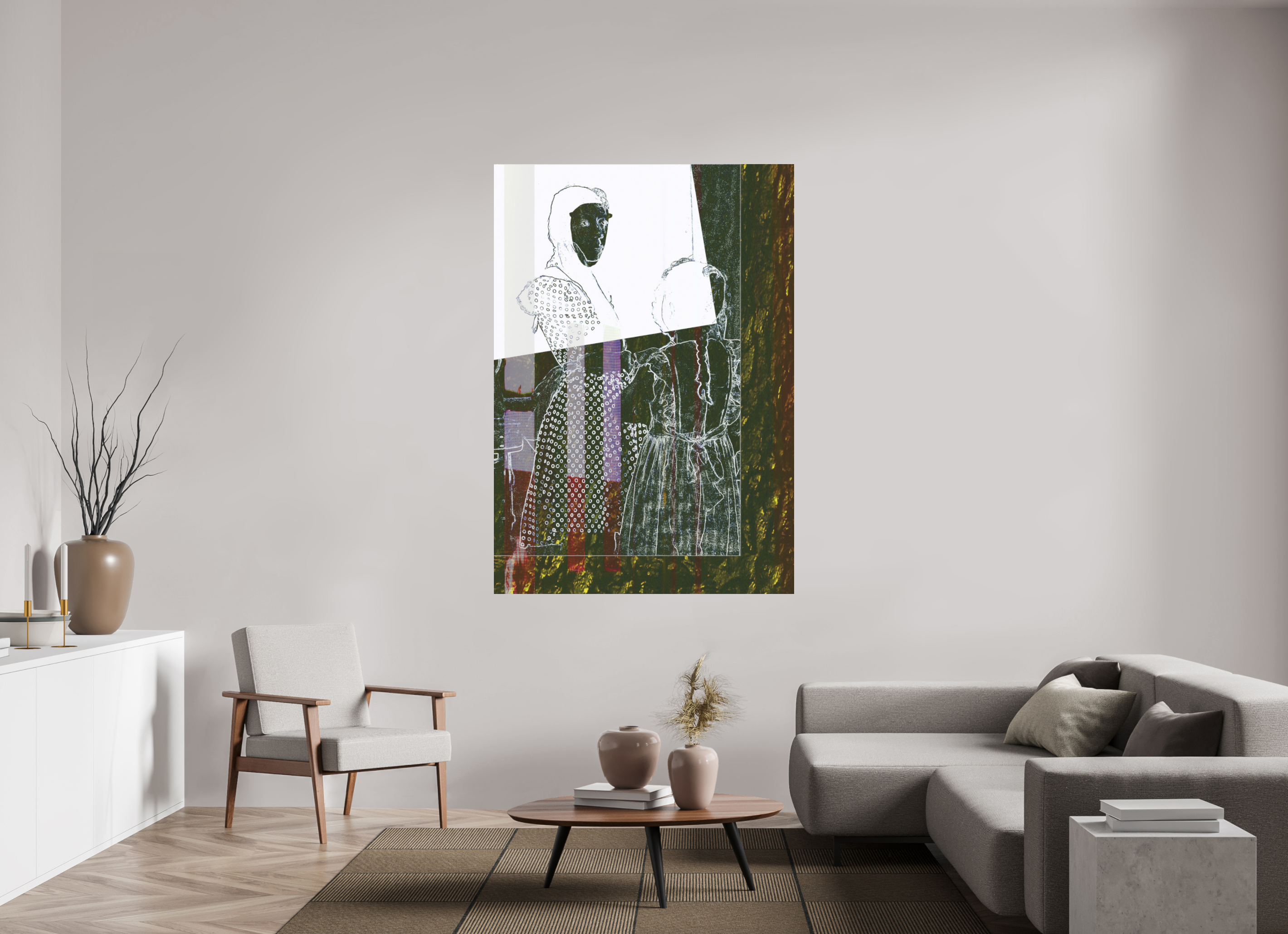 47 x 67.3″, Direct Print on Forex Motherly