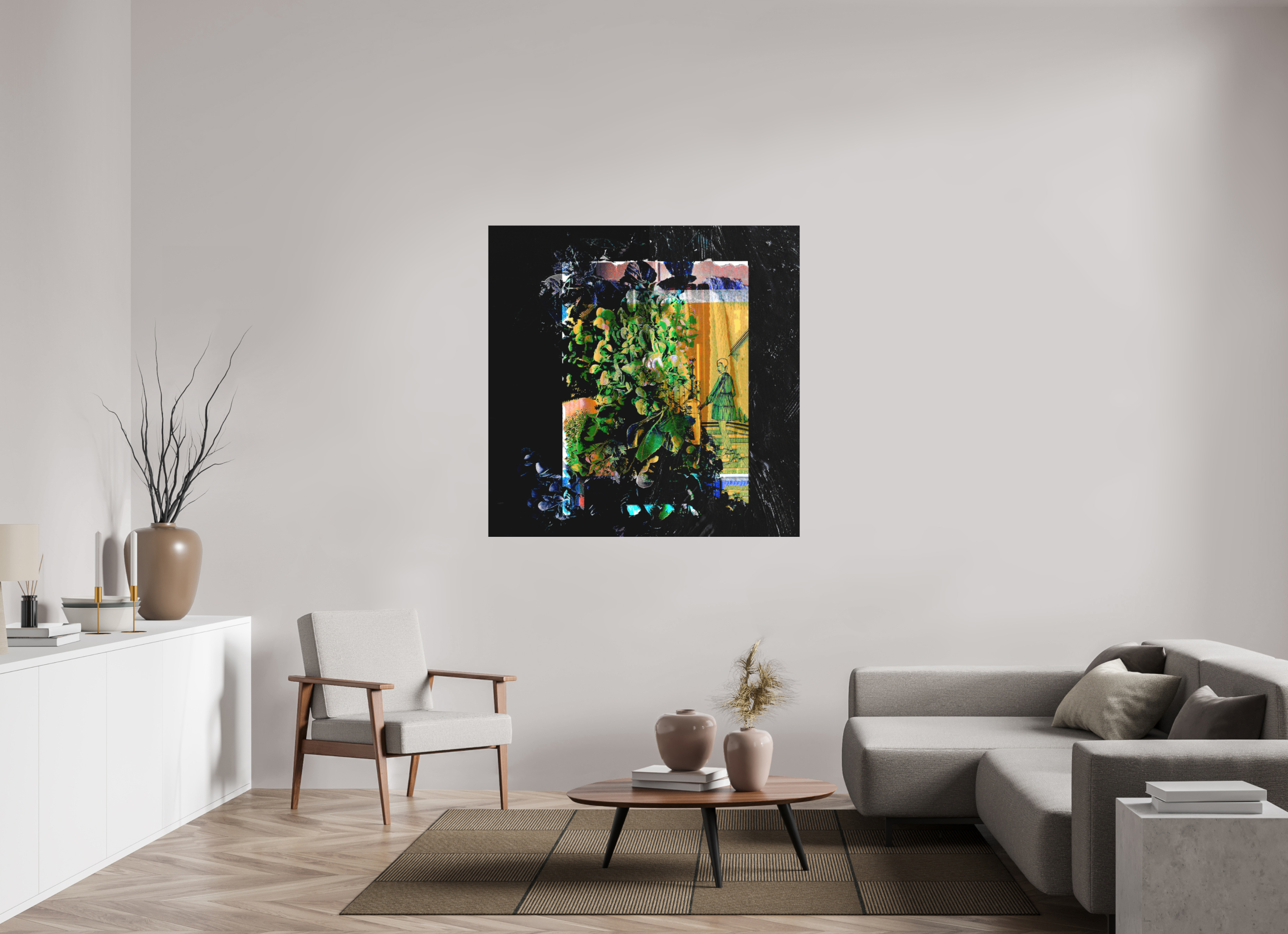 50 x 50″, Direct Print on Forex Imposter Syndrome