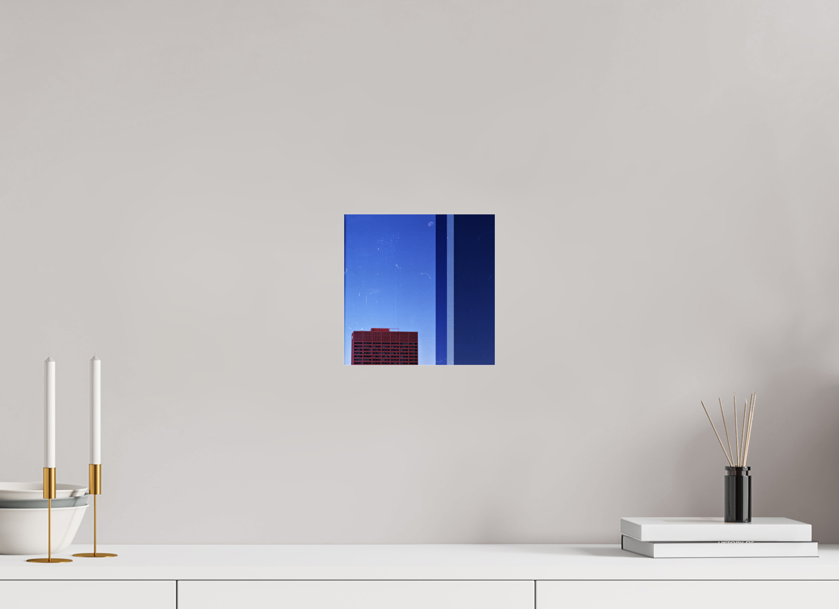 8 x 8″, Photo Print Under Acrylic Glass Falling Asleep