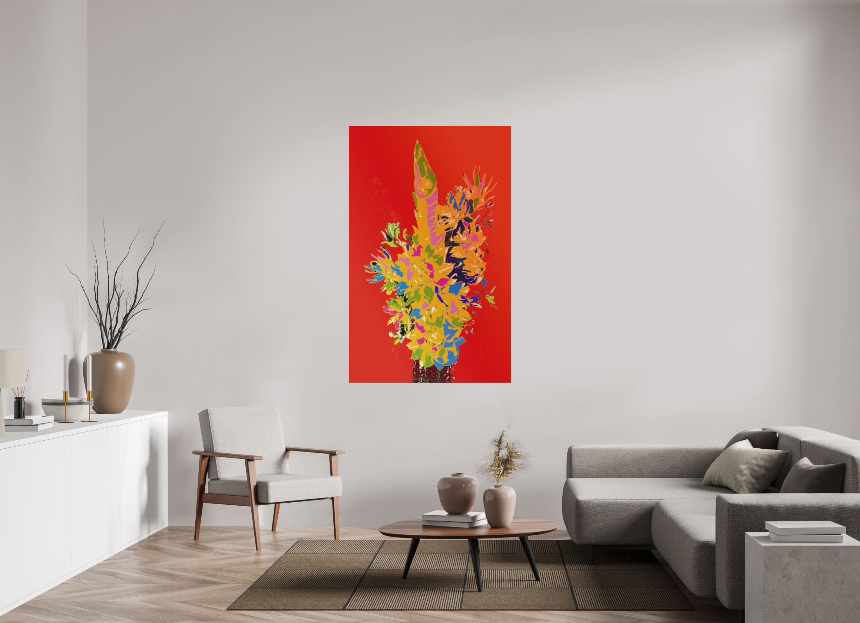 39 x 61.9″, Direct Print on Forex Pop Vase 3