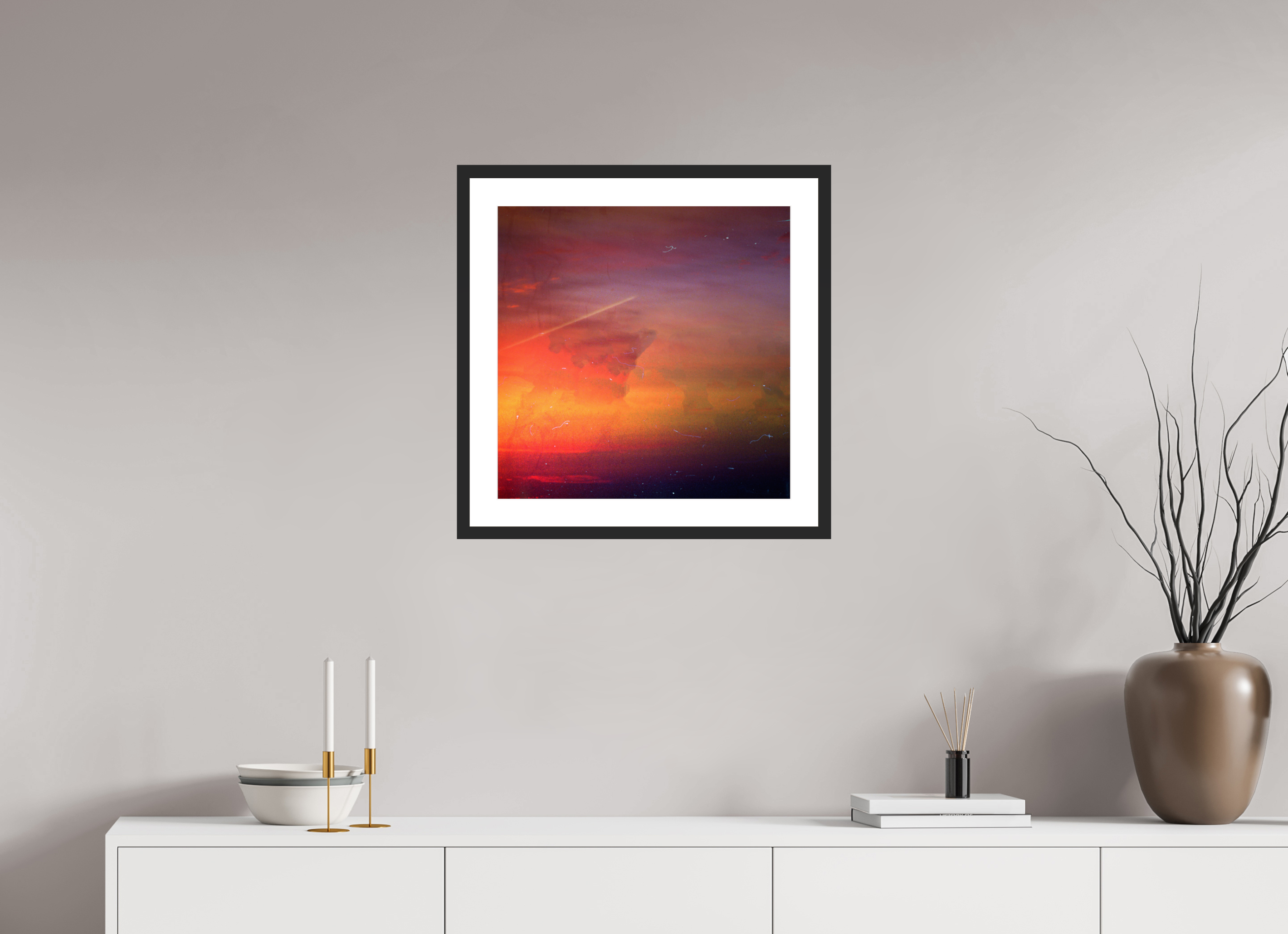20 x 20″, Framed #1 sugar