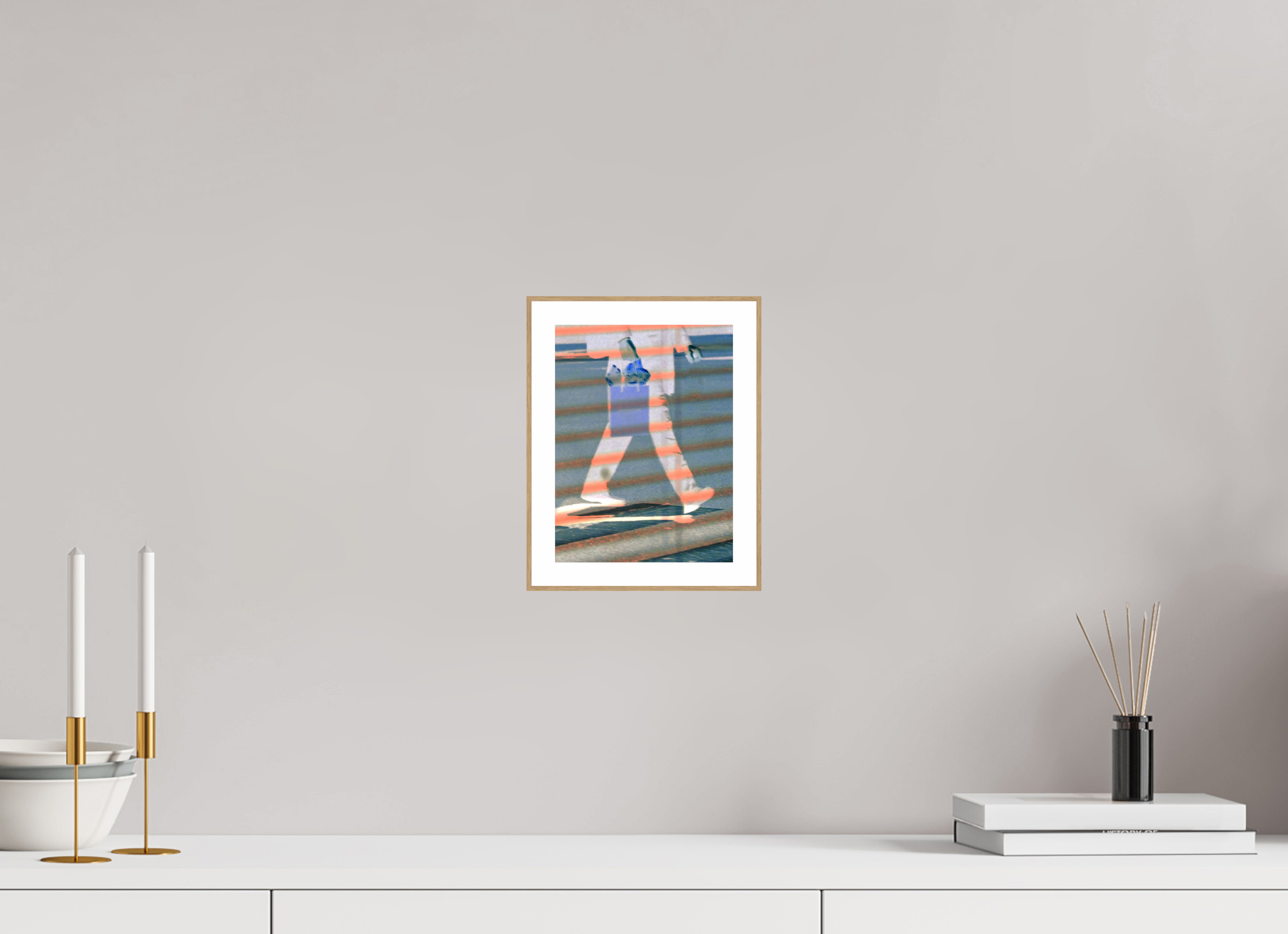 6 x 8″, Solid Wood ArtBox (Oak) Push