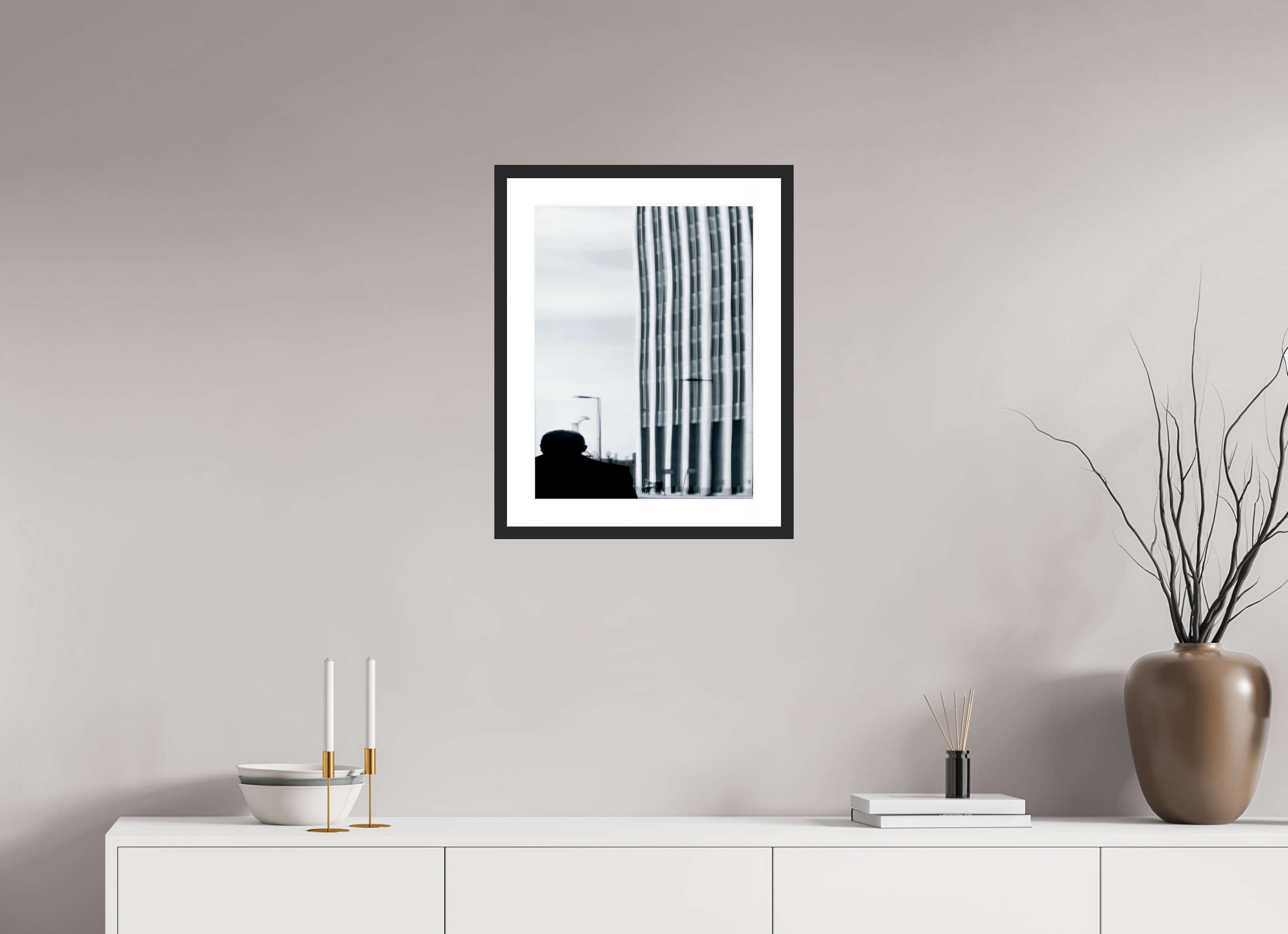 15 x 20″, Fuji Crystal Archive Print Framed (Black) Warping
