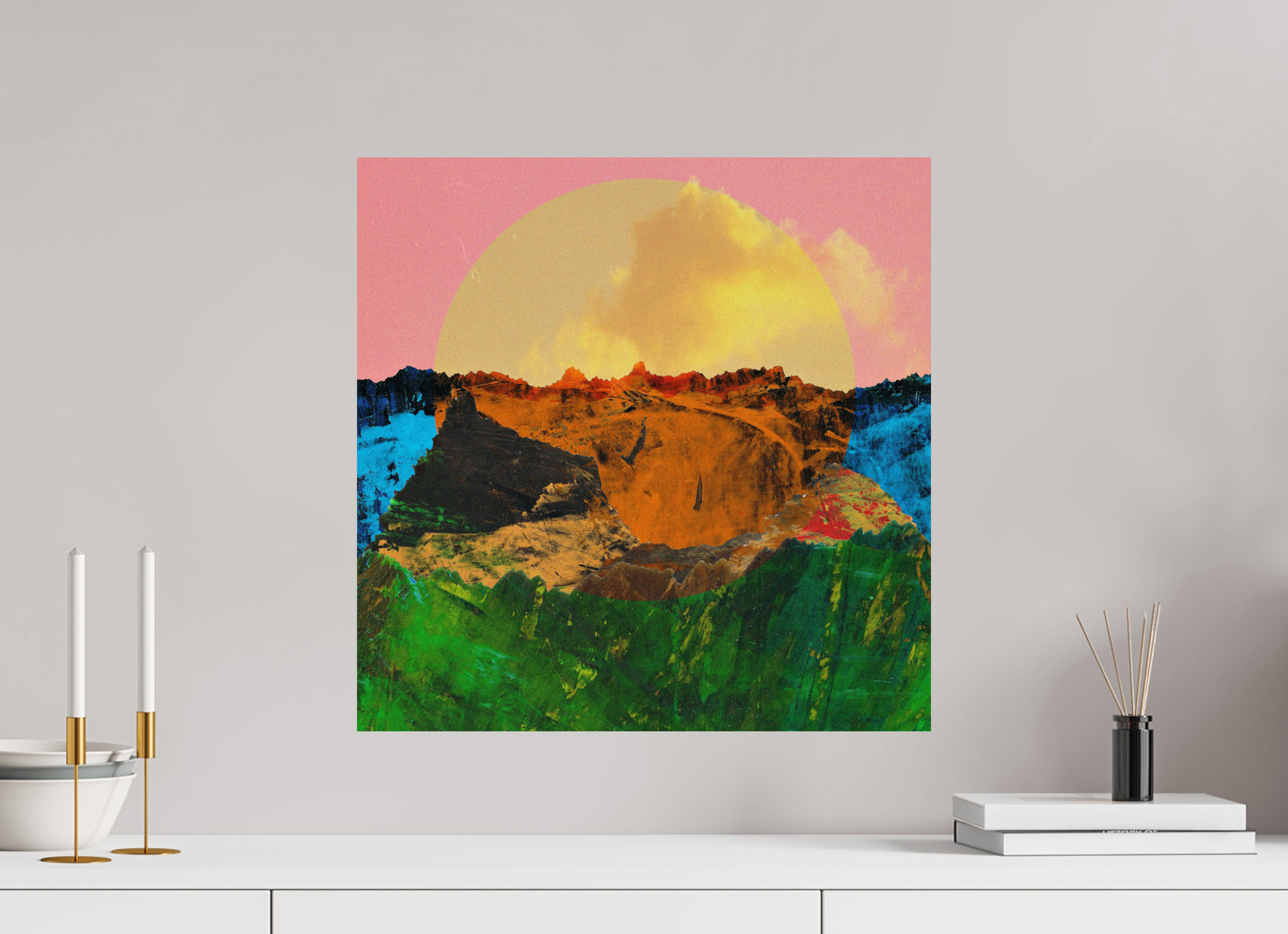 20 x 20″, Fine Art Print Canyons