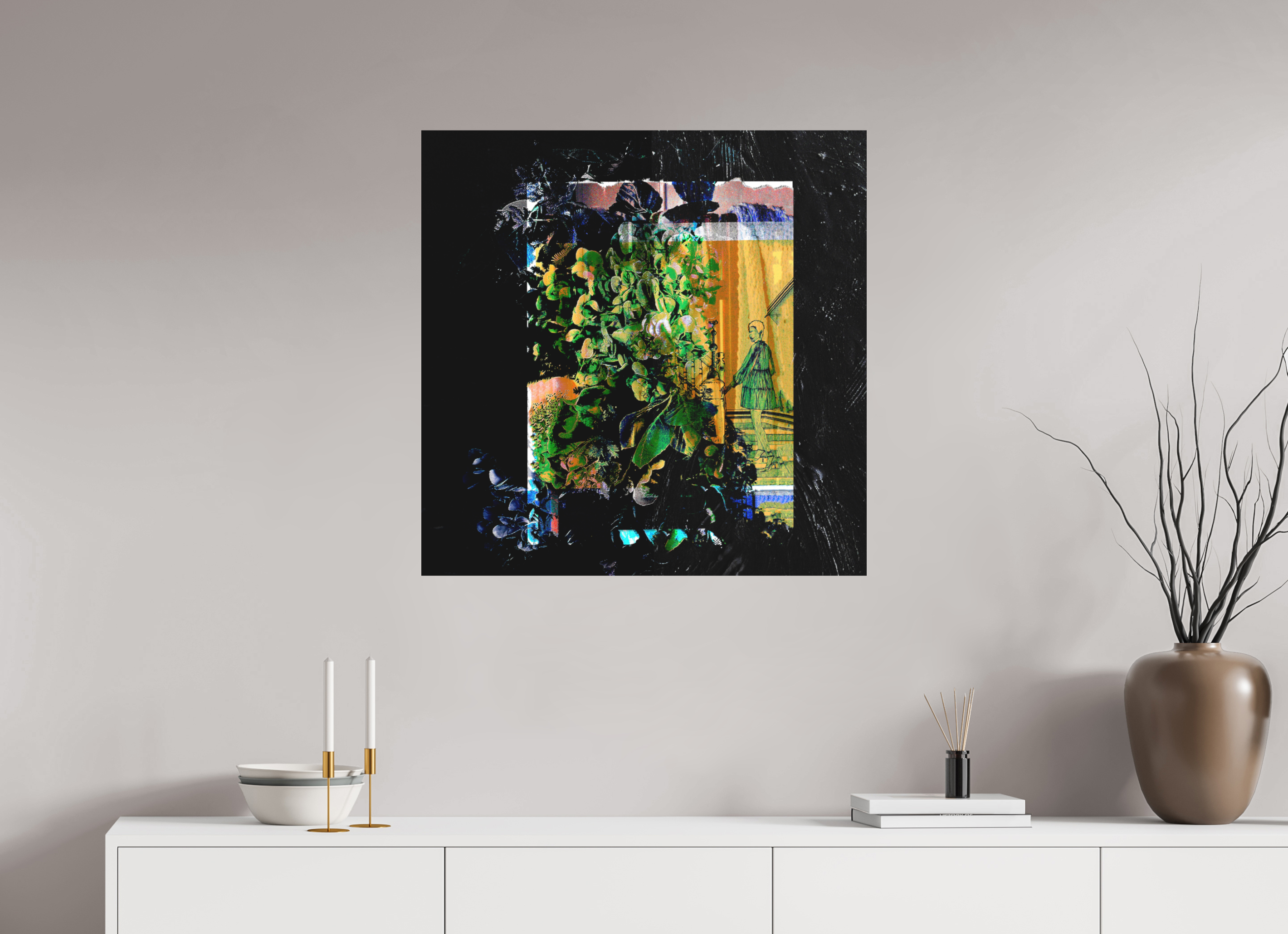 30 x 30″, Aluminum Dibond Imposter Syndrome