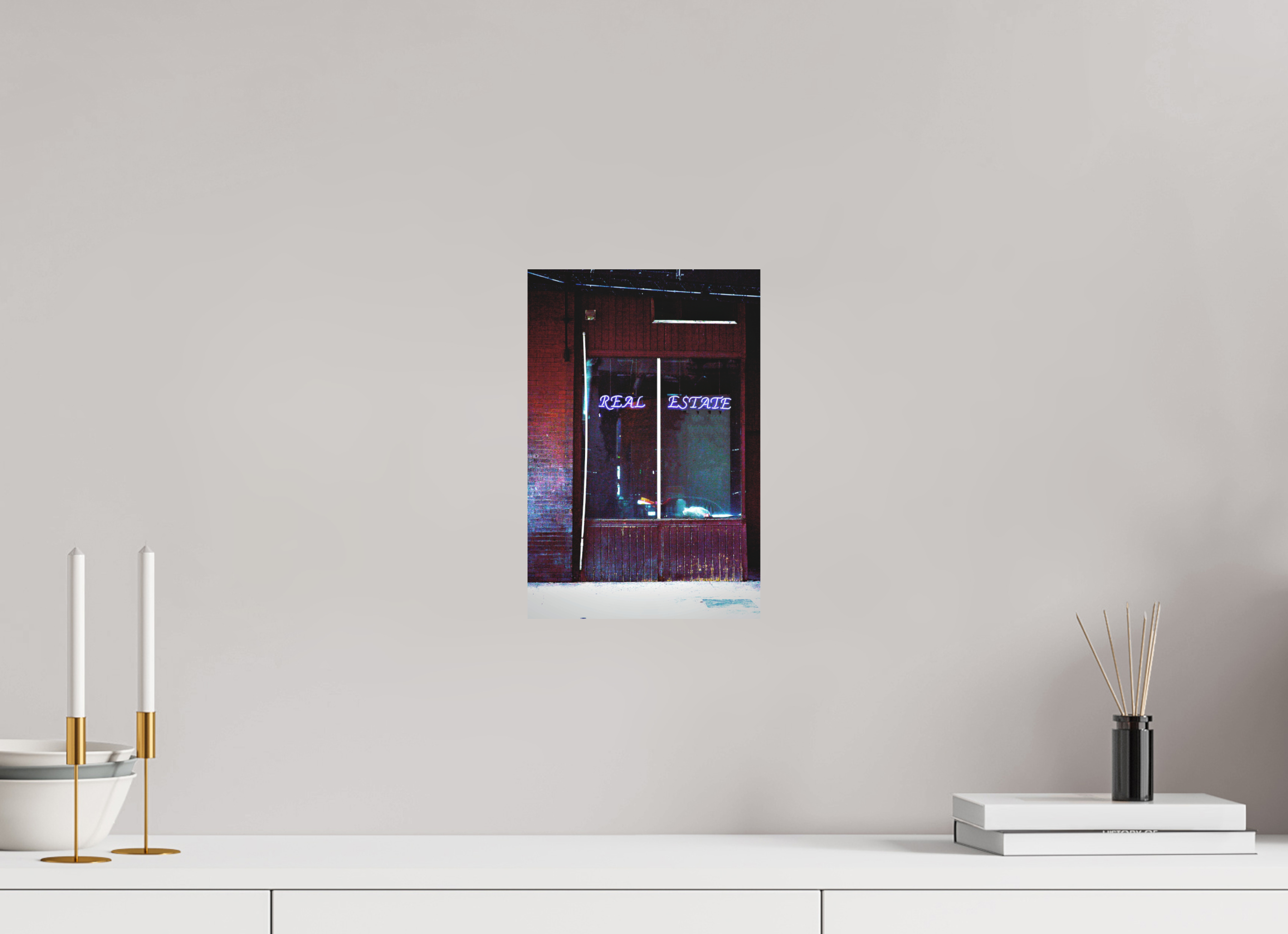 8 x 12″, Aluminum Dibond Real Estate