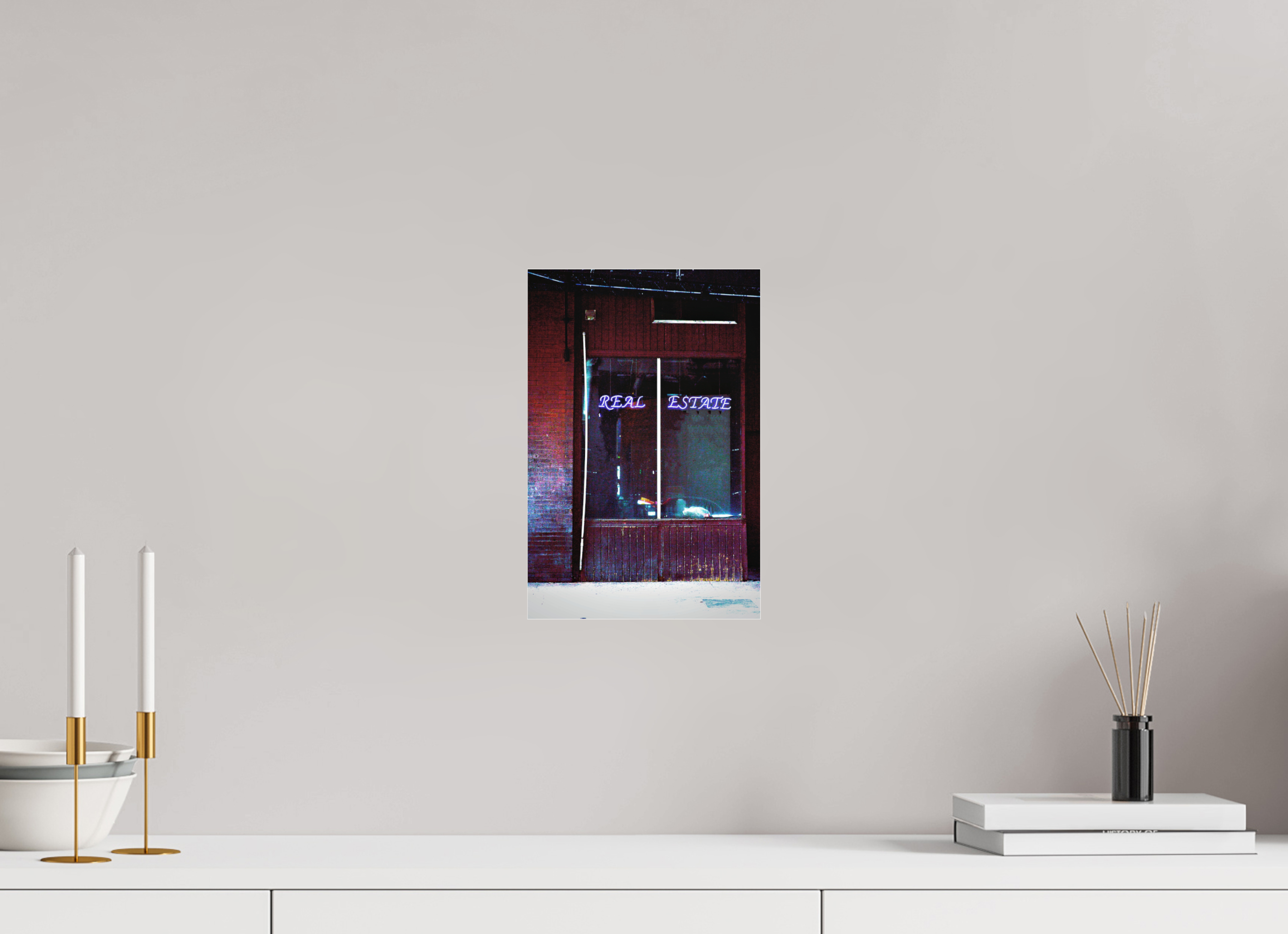 8 x 12″, Photo Print Under Acrylic Glass Real Estate