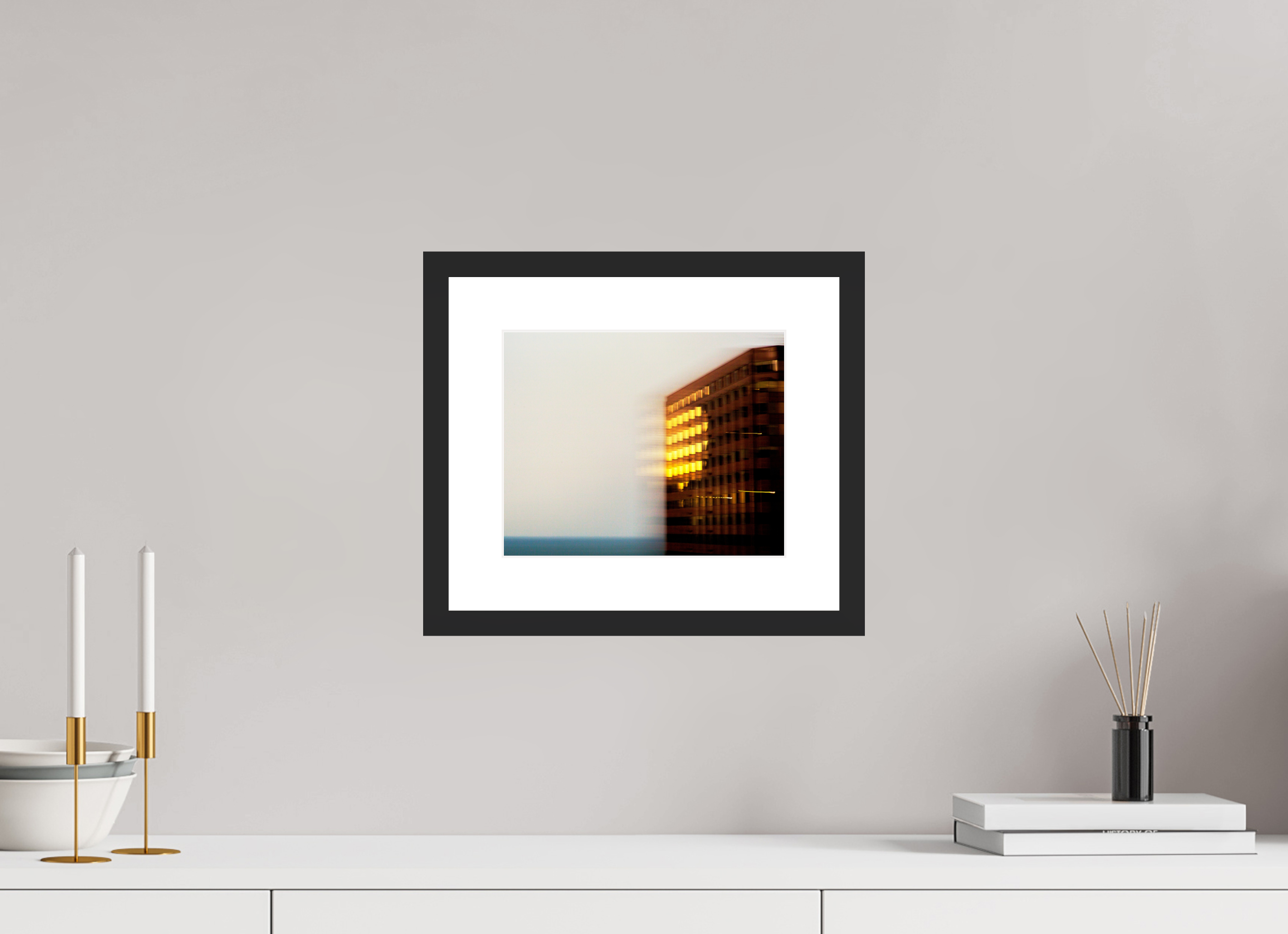 9.9 x 8″, Fuji Crystal Archive Print Framed (Black) Time Flies