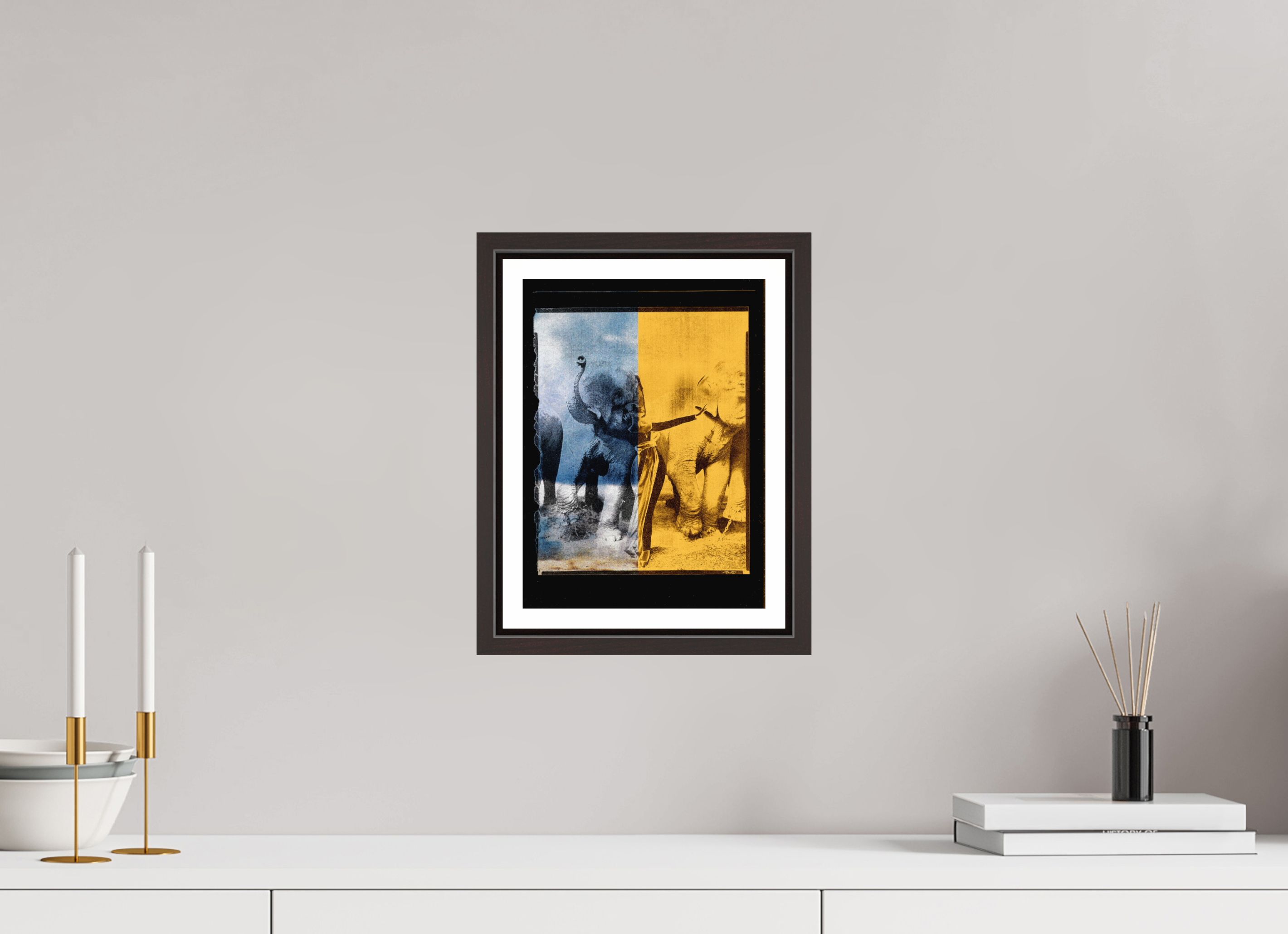 8 x 10.9″, Floater Frame (Alder Brown) Tusko