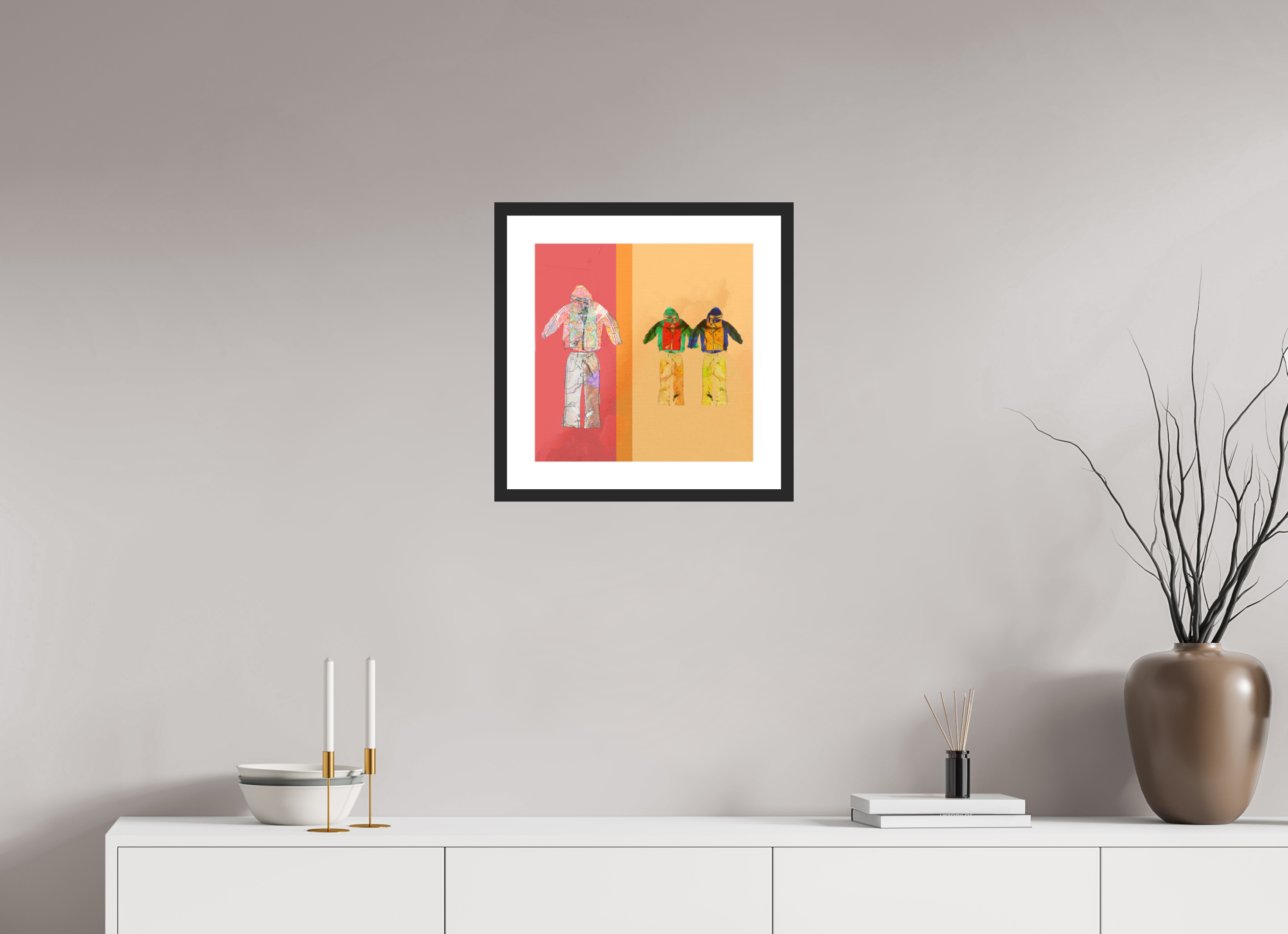 15 x 15″, Fuji Crystal Archive Print Framed (Black) 006