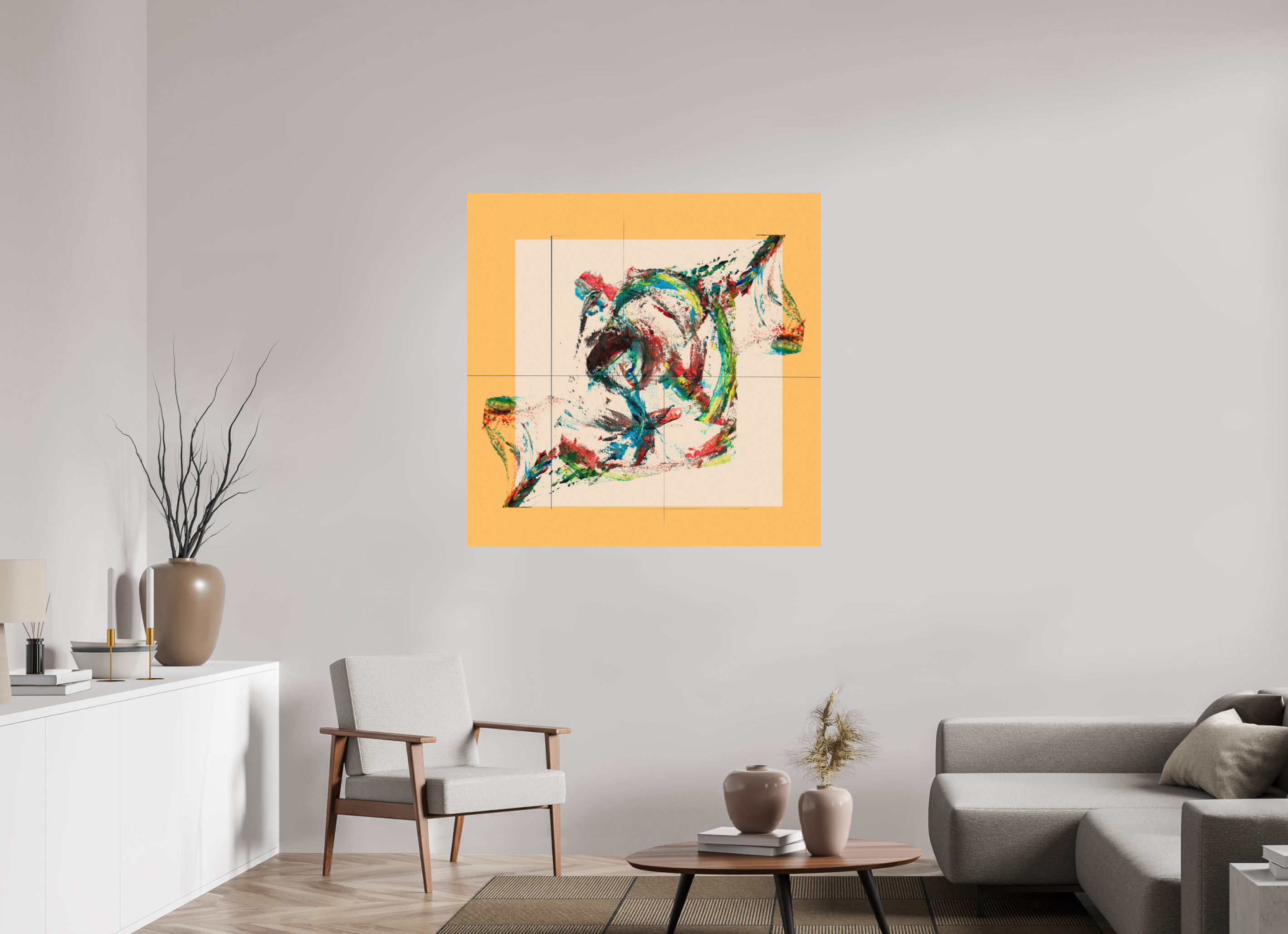 45 x 45″, Direct Print on Forex Roses