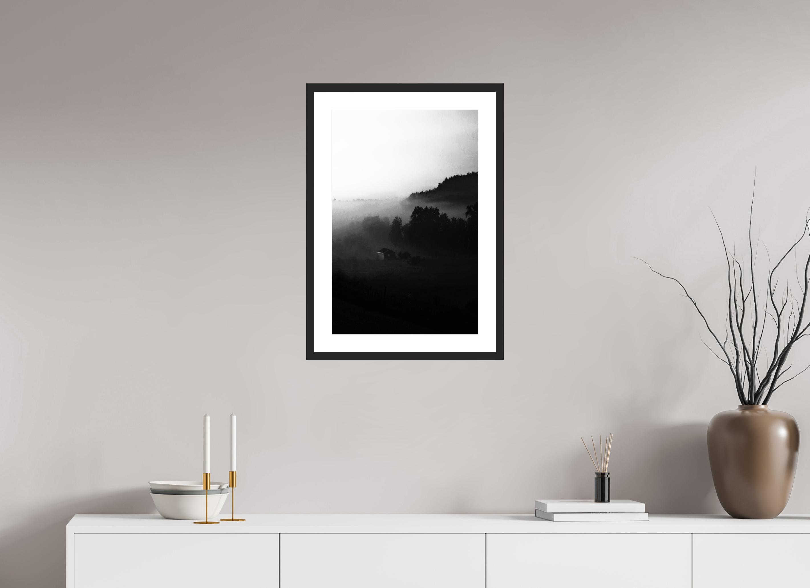 16 x 24.3″, Fuji Crystal Archive Print Framed (Black) New Camping