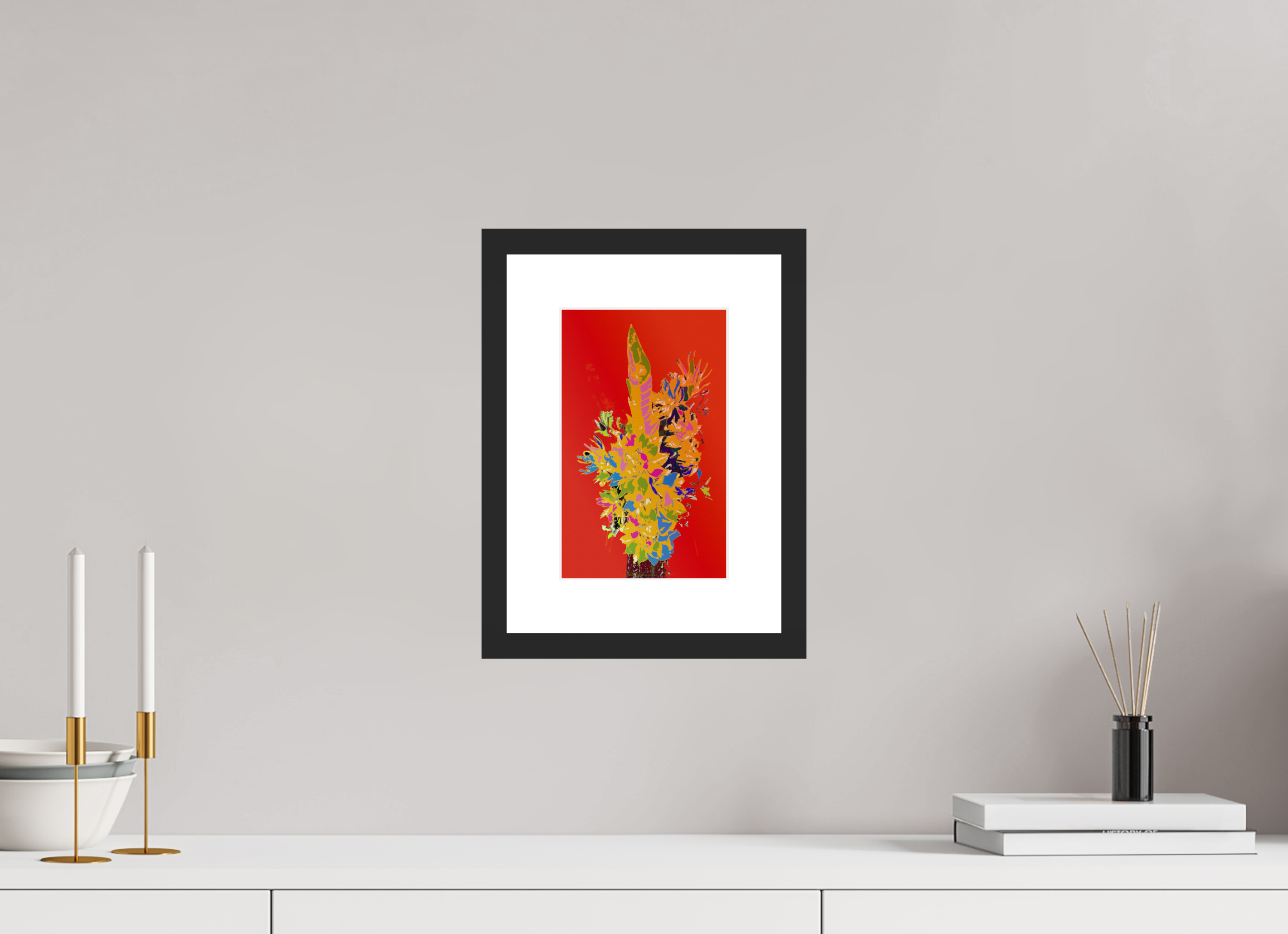 6 x 9.5″, Fuji Crystal Archive Print Framed (Black) Pop Vase 3