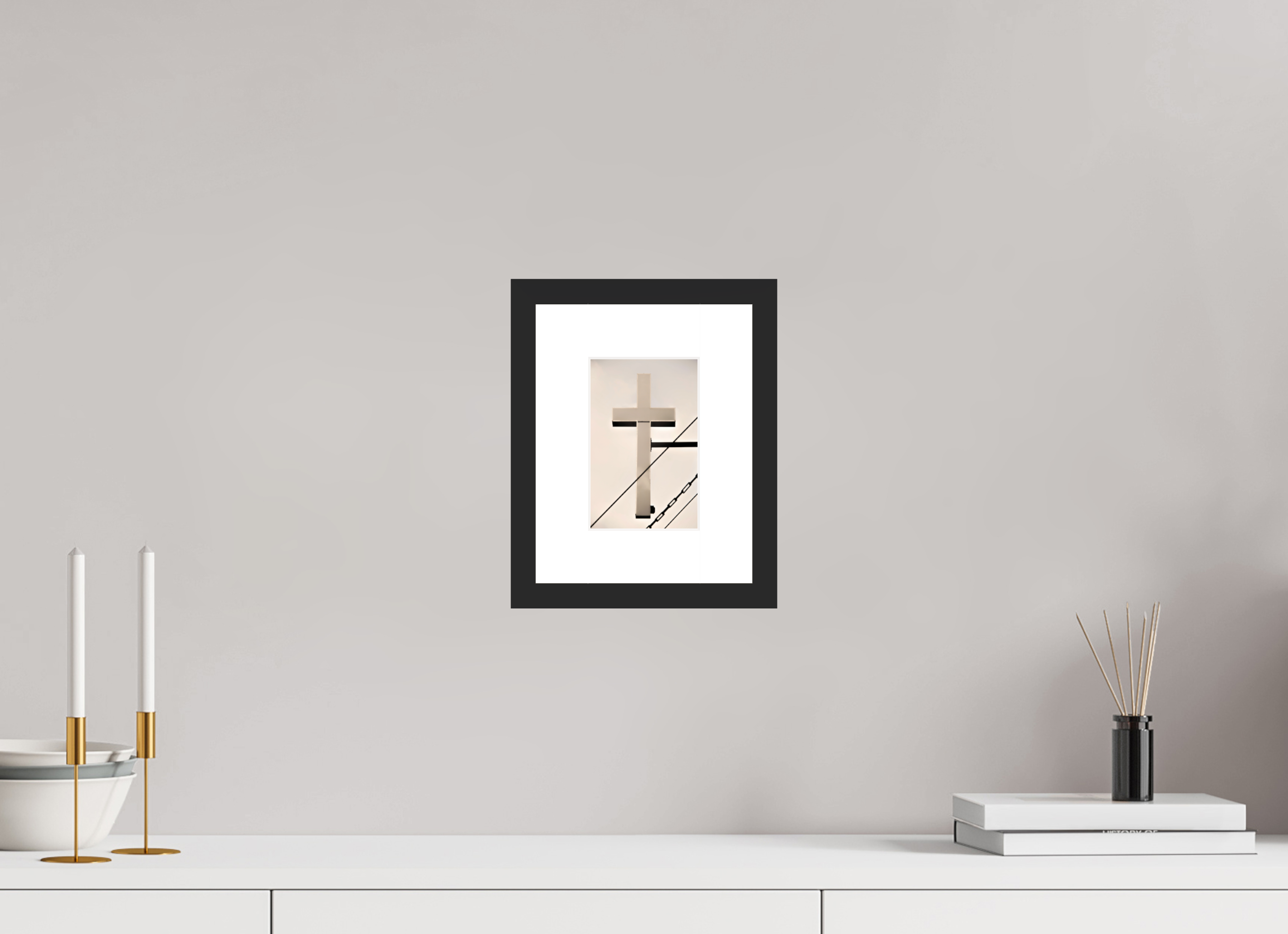4 x 6.1″, Fuji Crystal Archive Print Framed (Black) Catholic School