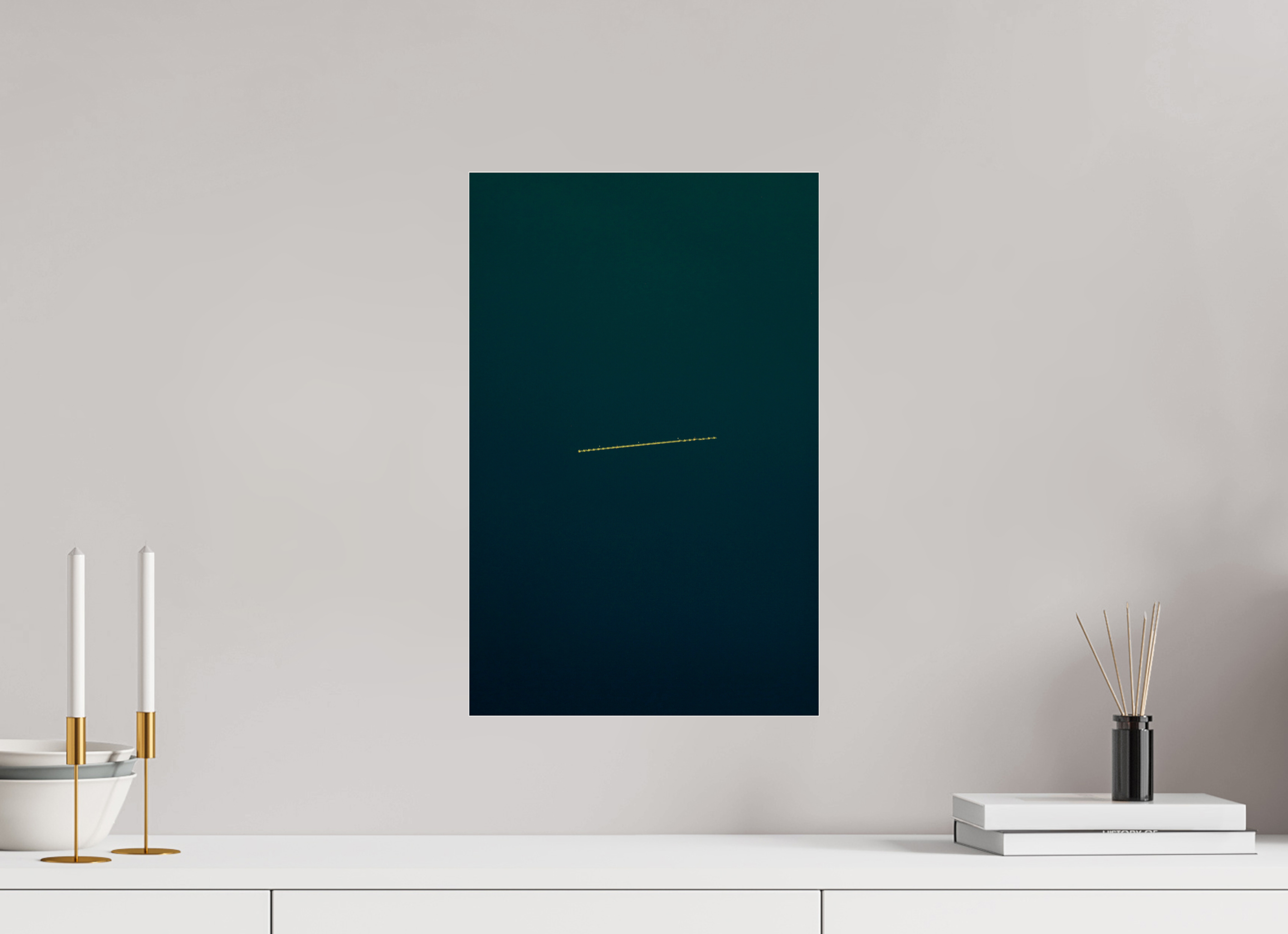 12 x 18.7″, Photo Print Under Acrylic Glass UFO
