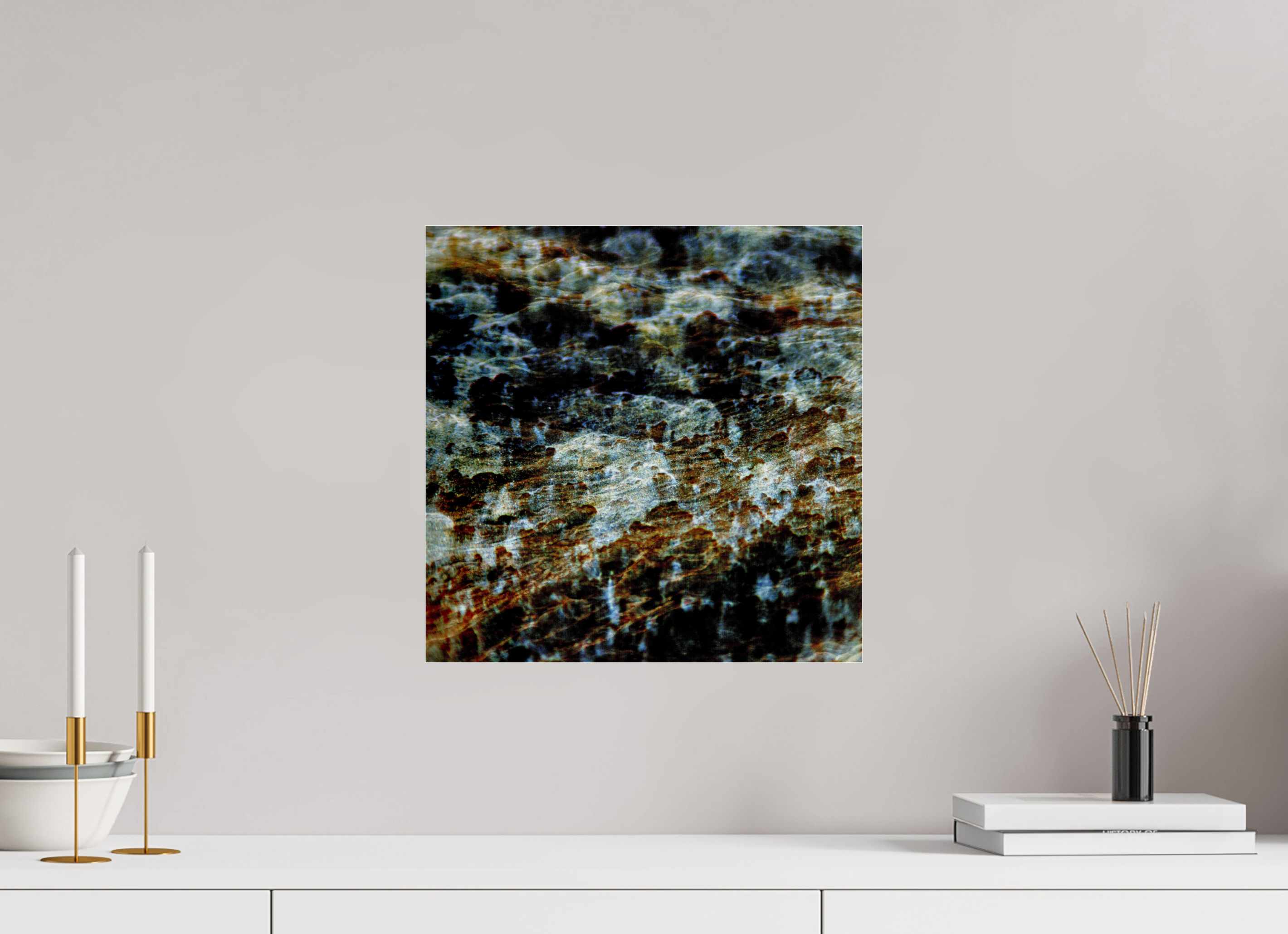 15 x 15″, Photo Print Under Acrylic Glass Digital Snow