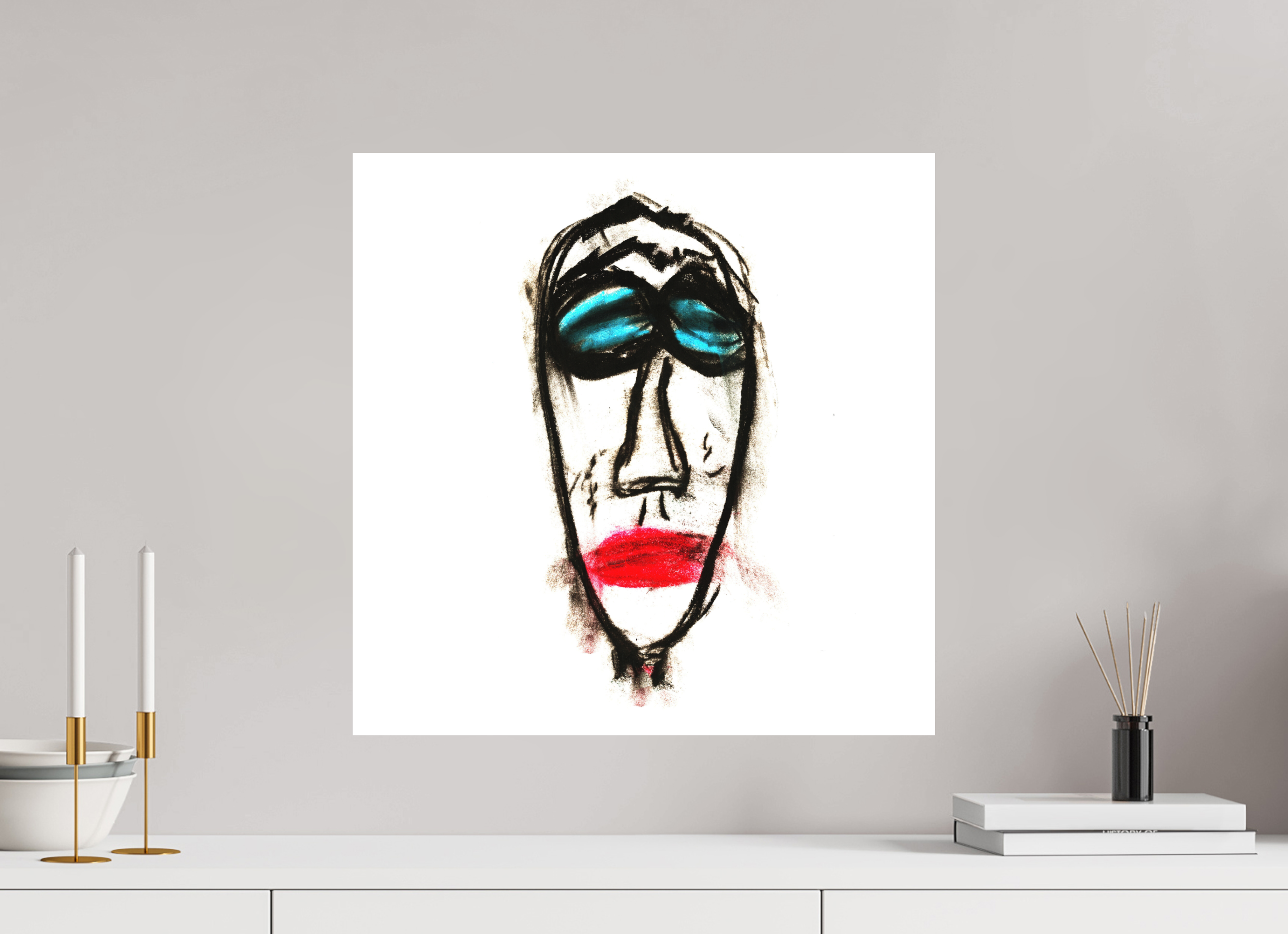 20 x 20″, Direct Print on Forex face