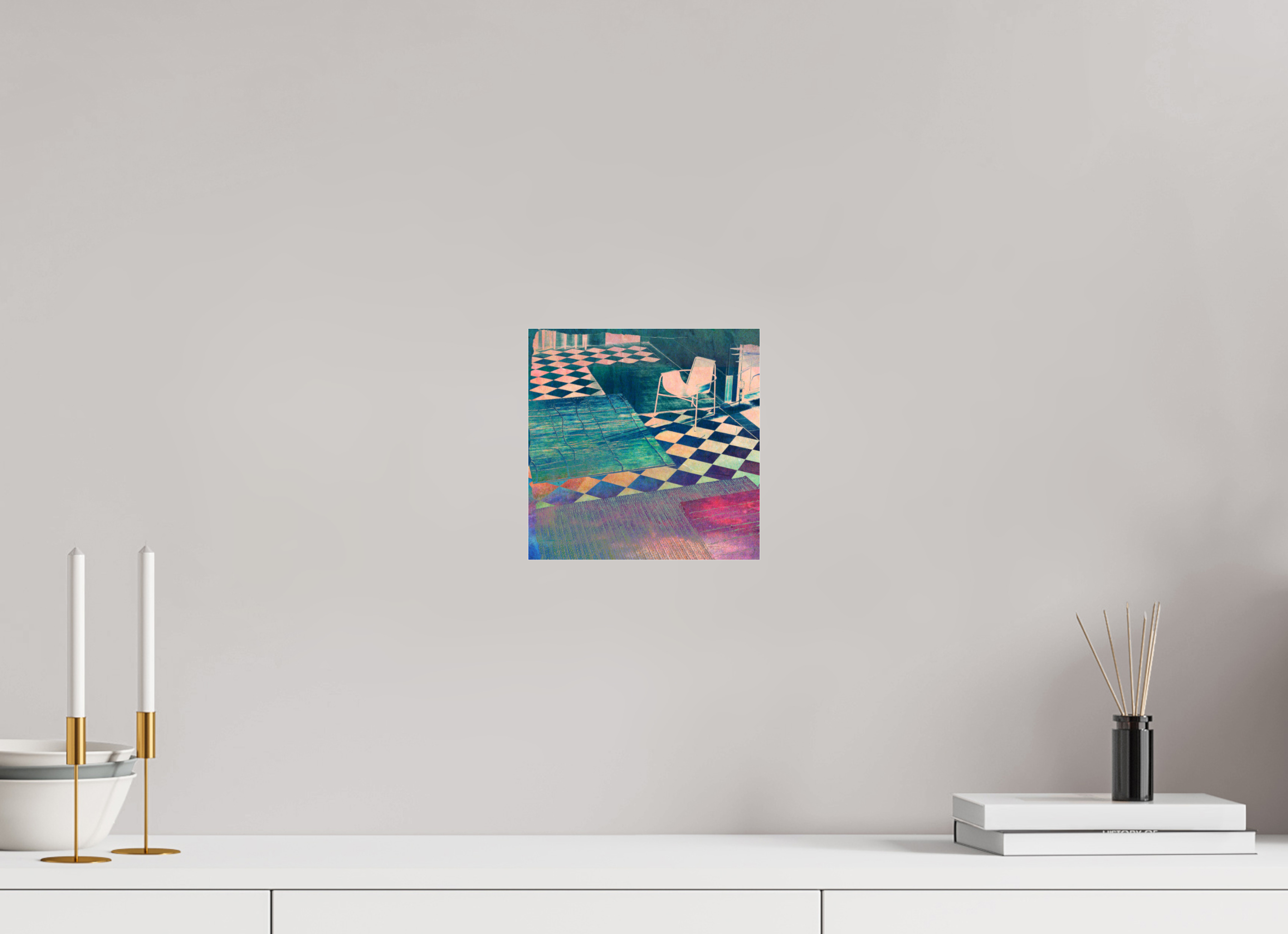 8 x 8″, Photo Print Under Acrylic Glass Musical Chairs