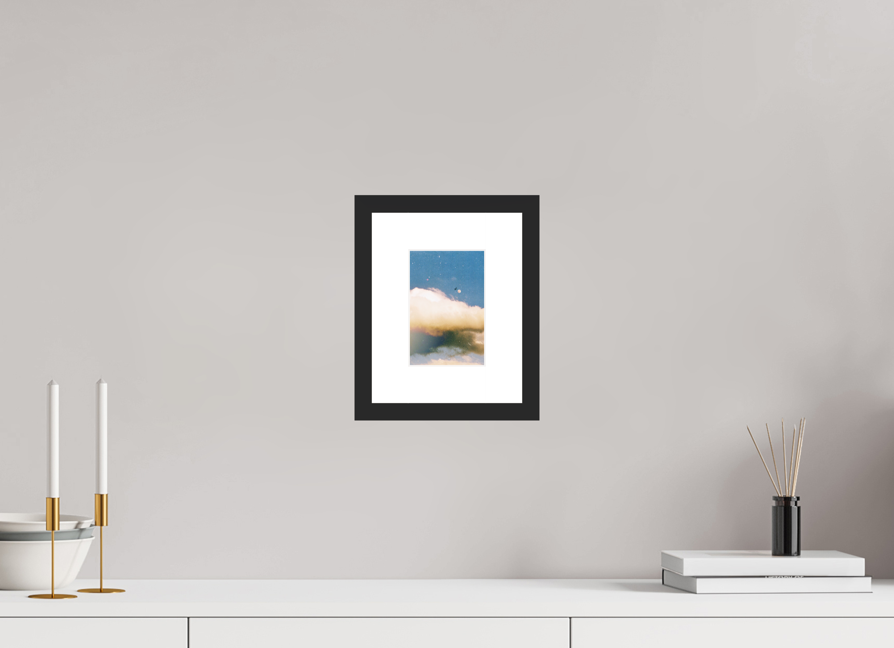 4 x 6″, Framed #1 Flying