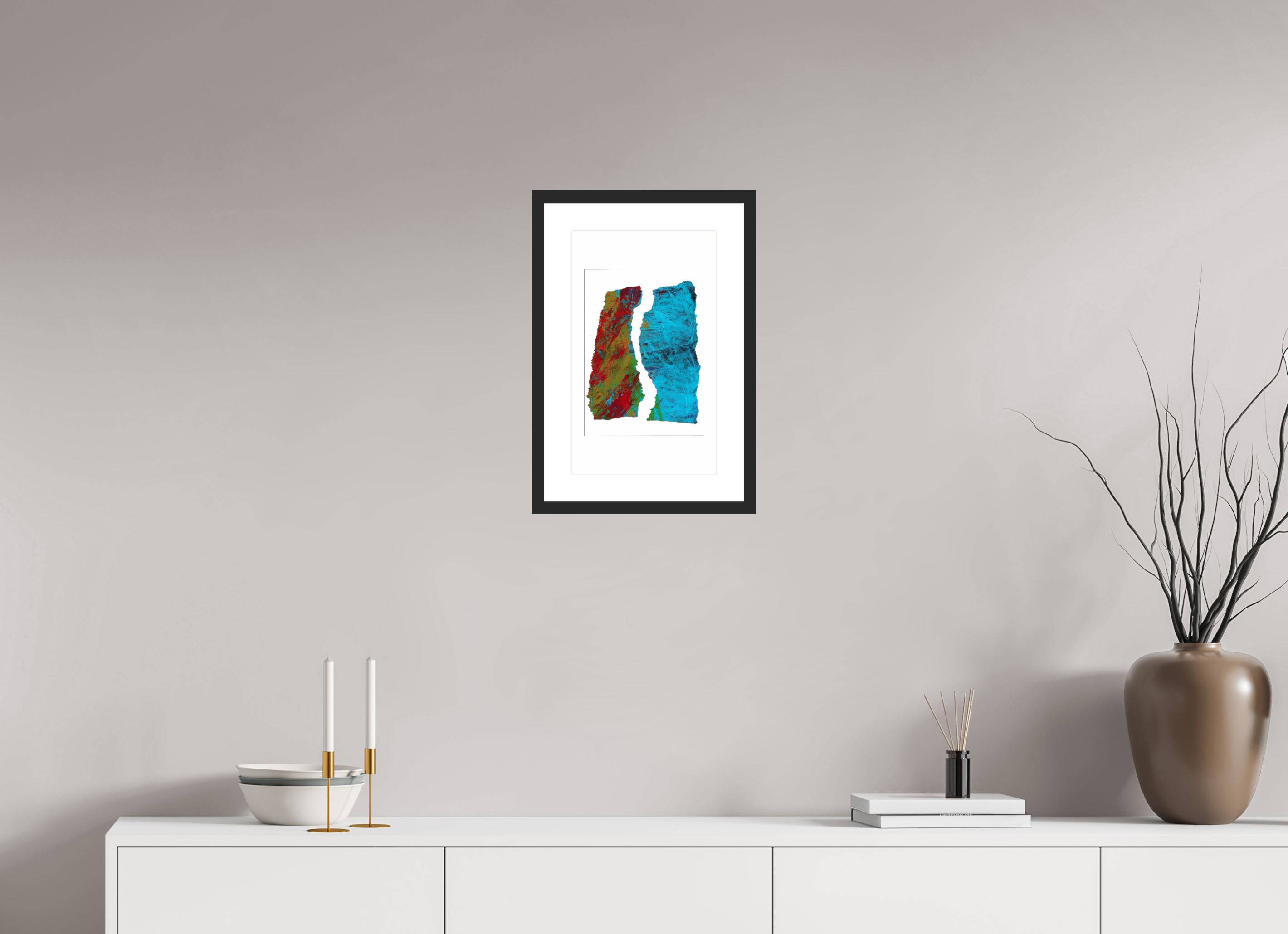 10 x 16.7″, Fuji Crystal Archive Print Framed (Black) Earth & Water