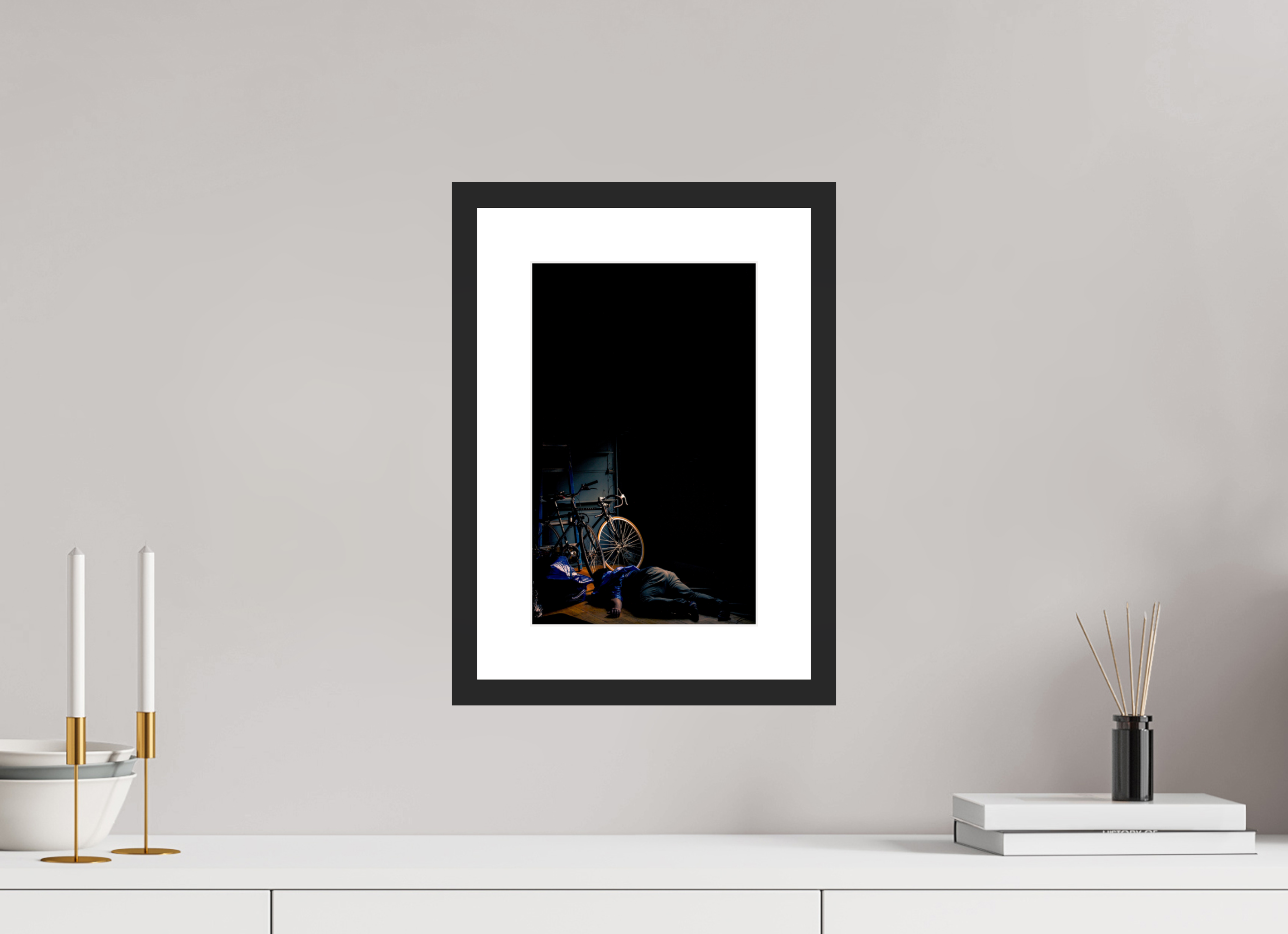 8 x 12.7″, Framed #1 dead