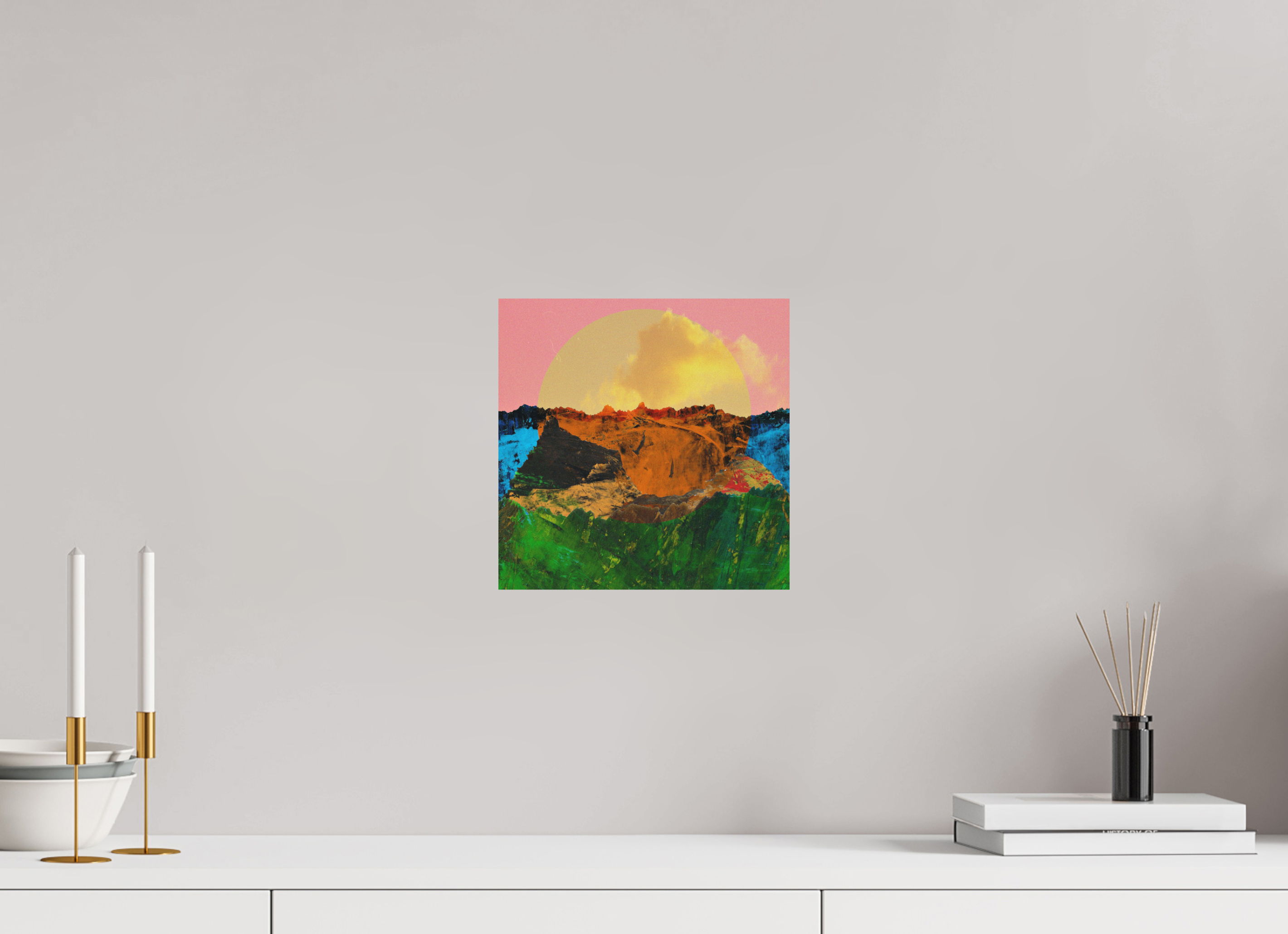 10 x 10″, Aluminum Dibond Canyons