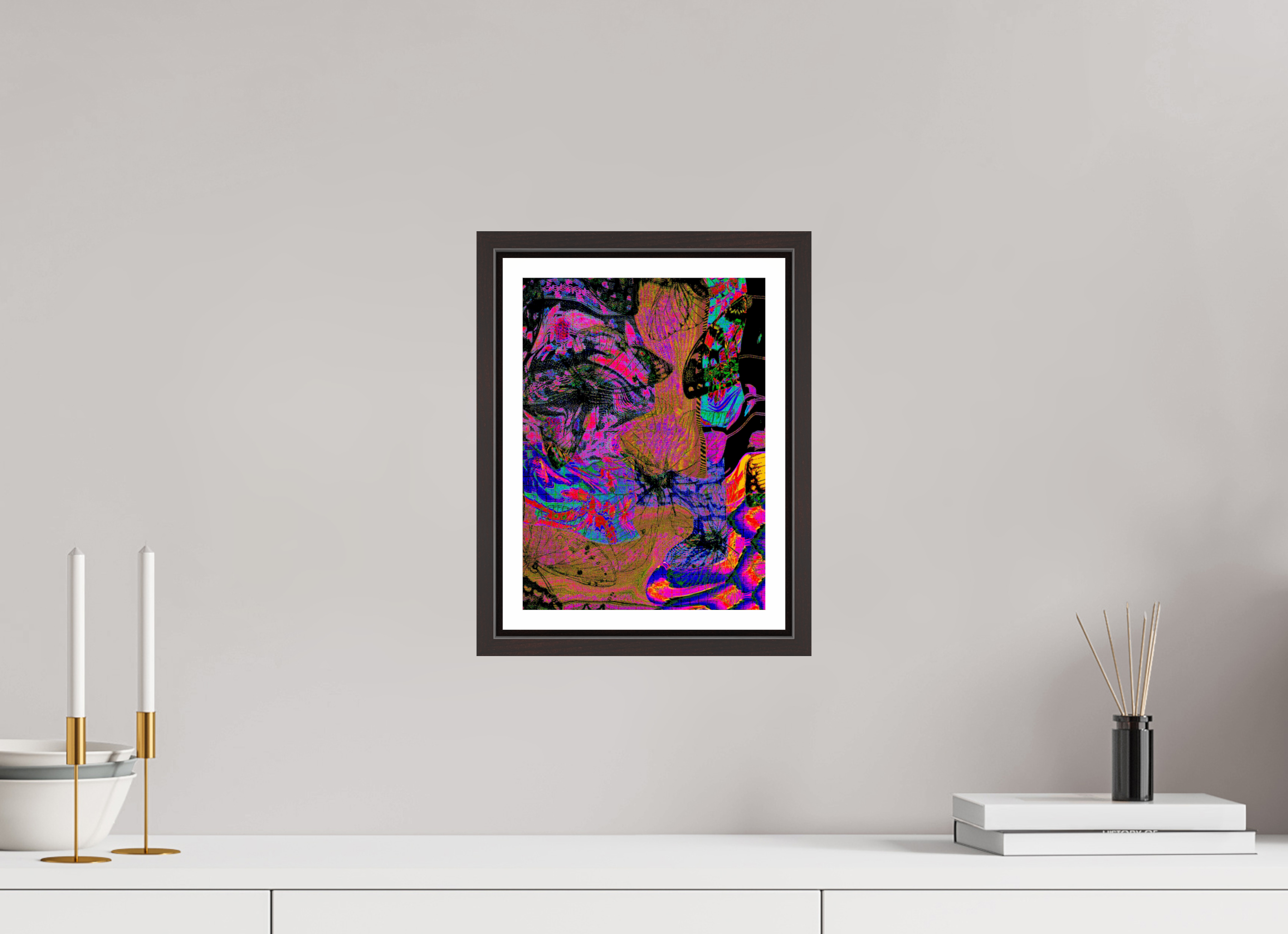 8 x 11″, Floater Frame (Alder Brown) Spencer's At The Mall