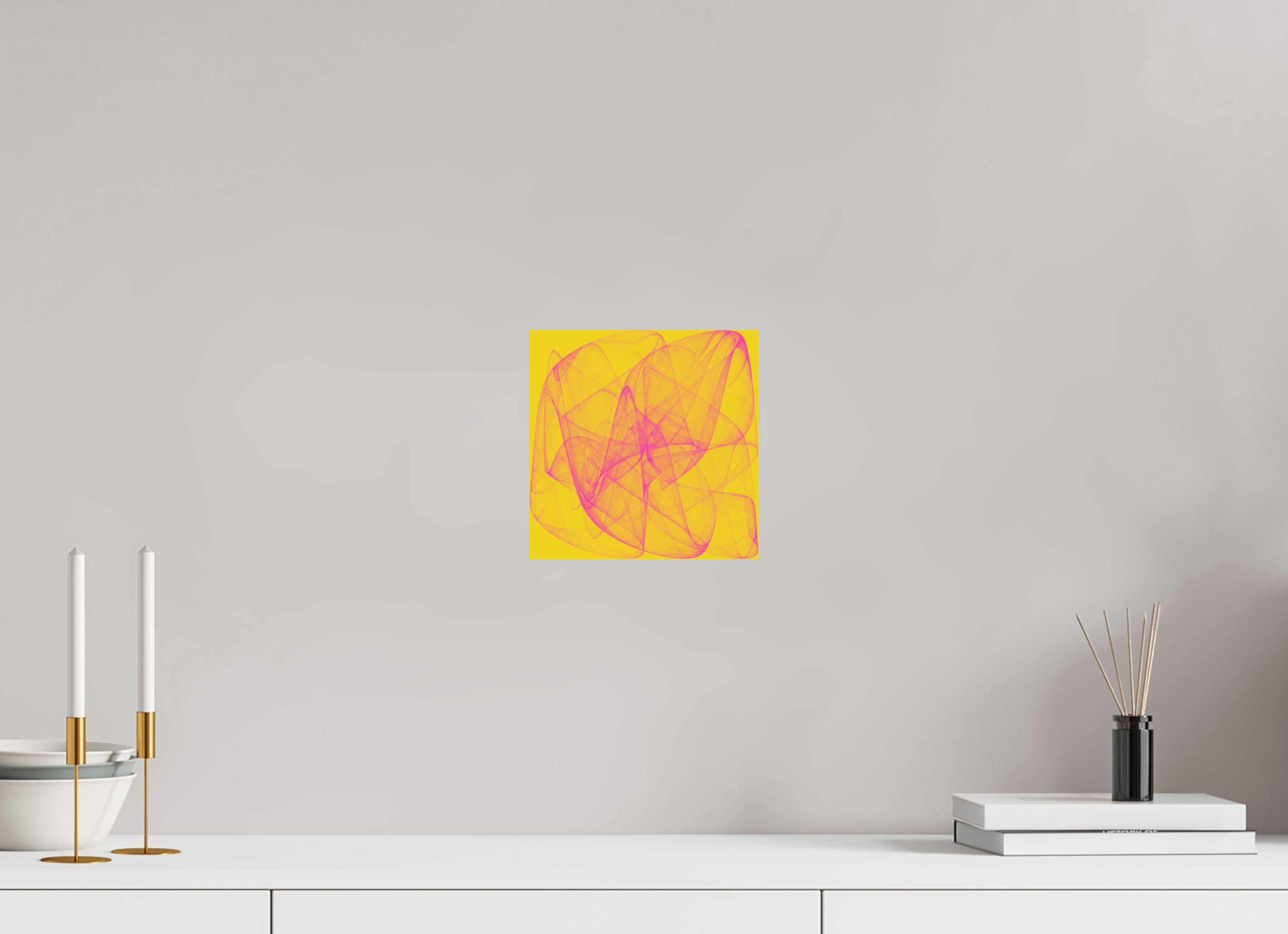 8 x 8″, Fine Art Print Yellow Stuff