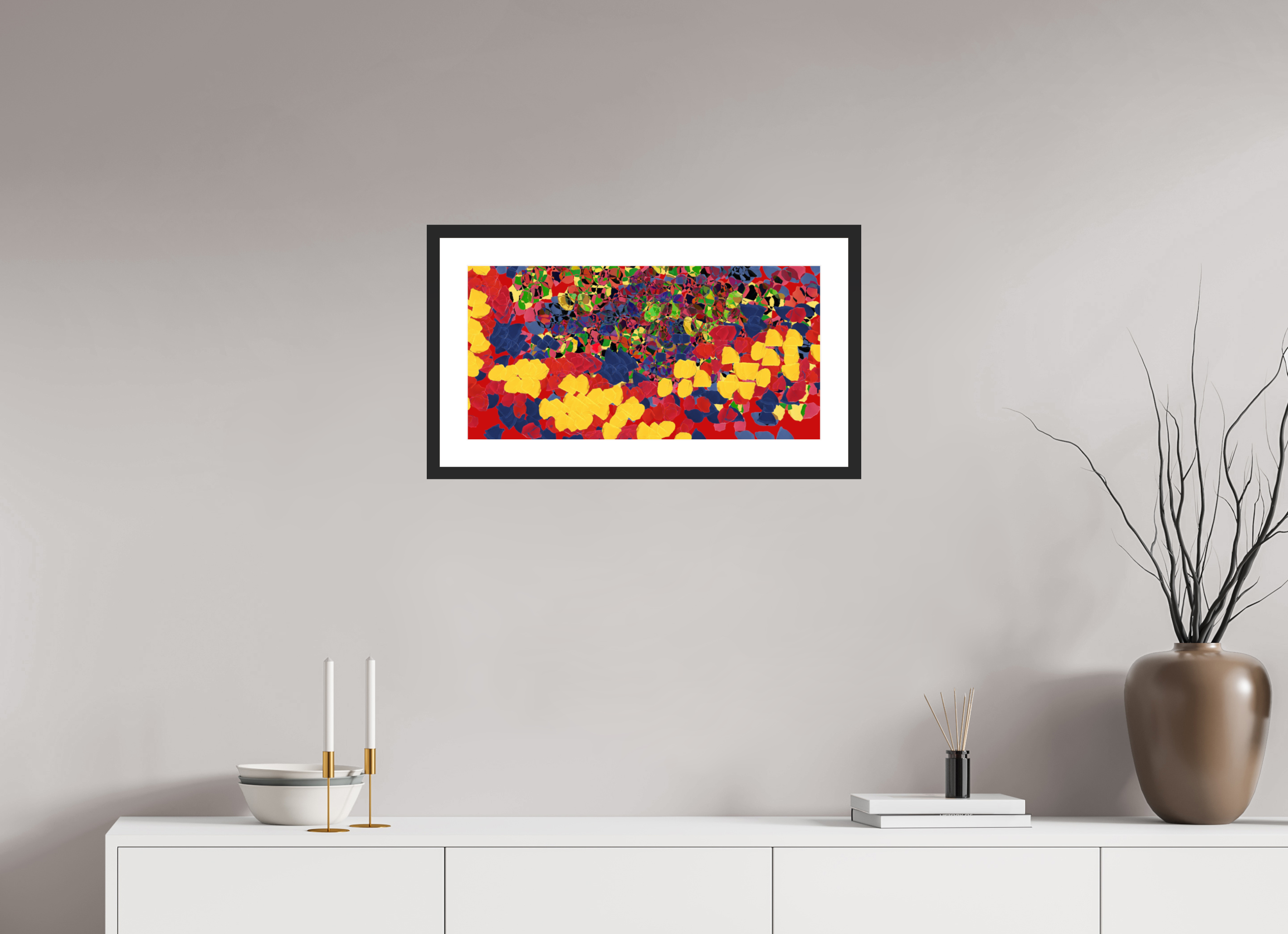 24 x 12″, Framed #1 layer