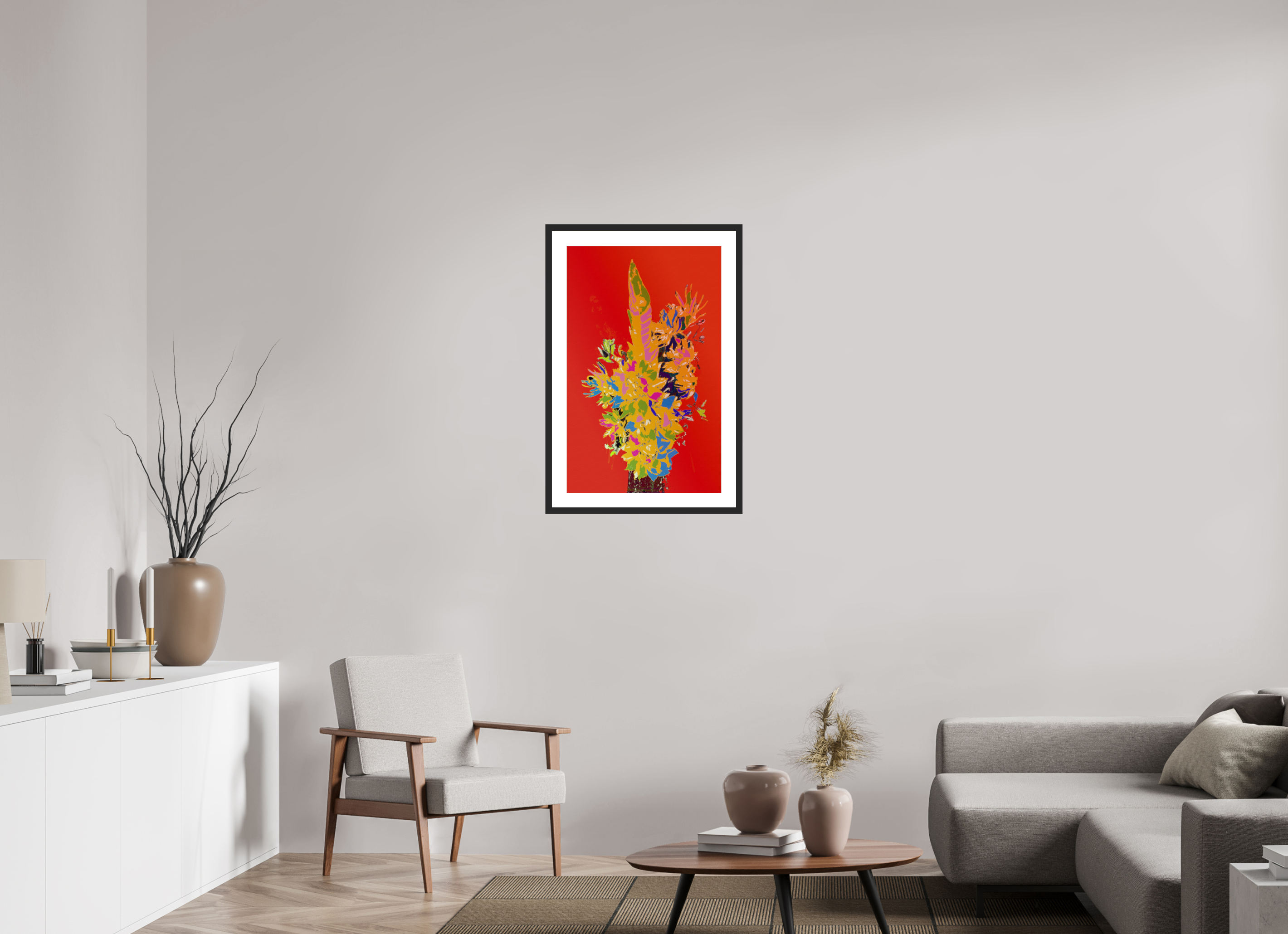 20 x 31.7″, Fuji Crystal Archive Print Framed (Black) Pop Vase 3