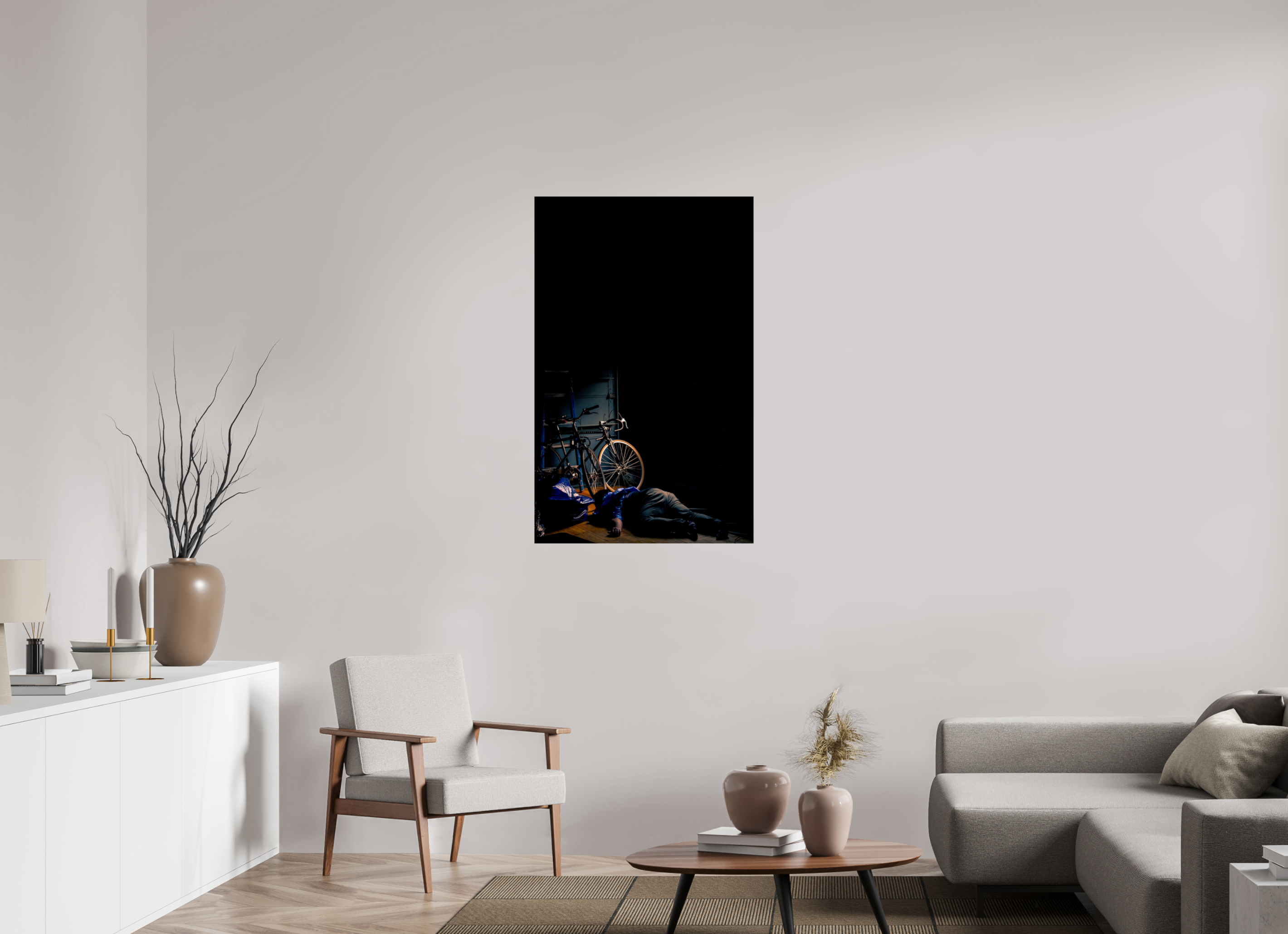 28 x 44.3″, Fine Art Print Tired