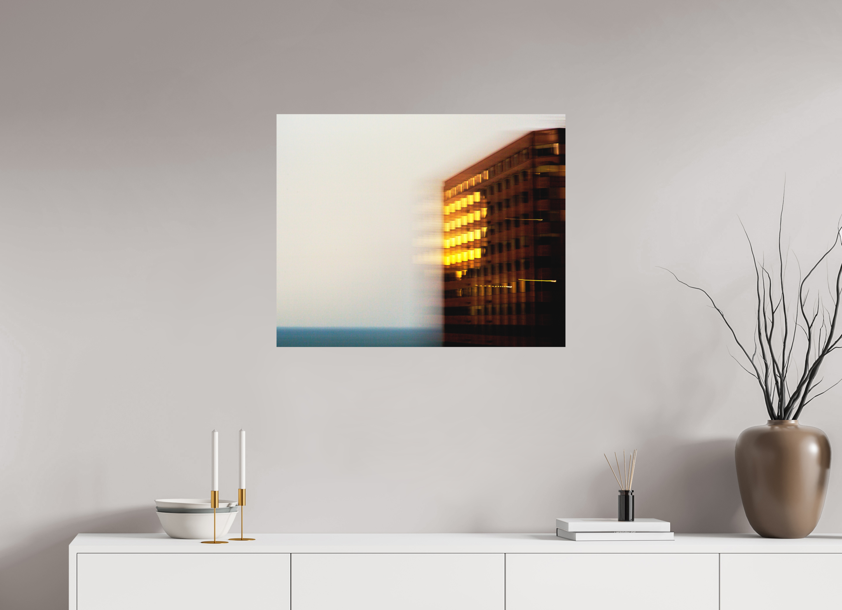 29.8 x 24″, Aluminum Dibond Time Flies