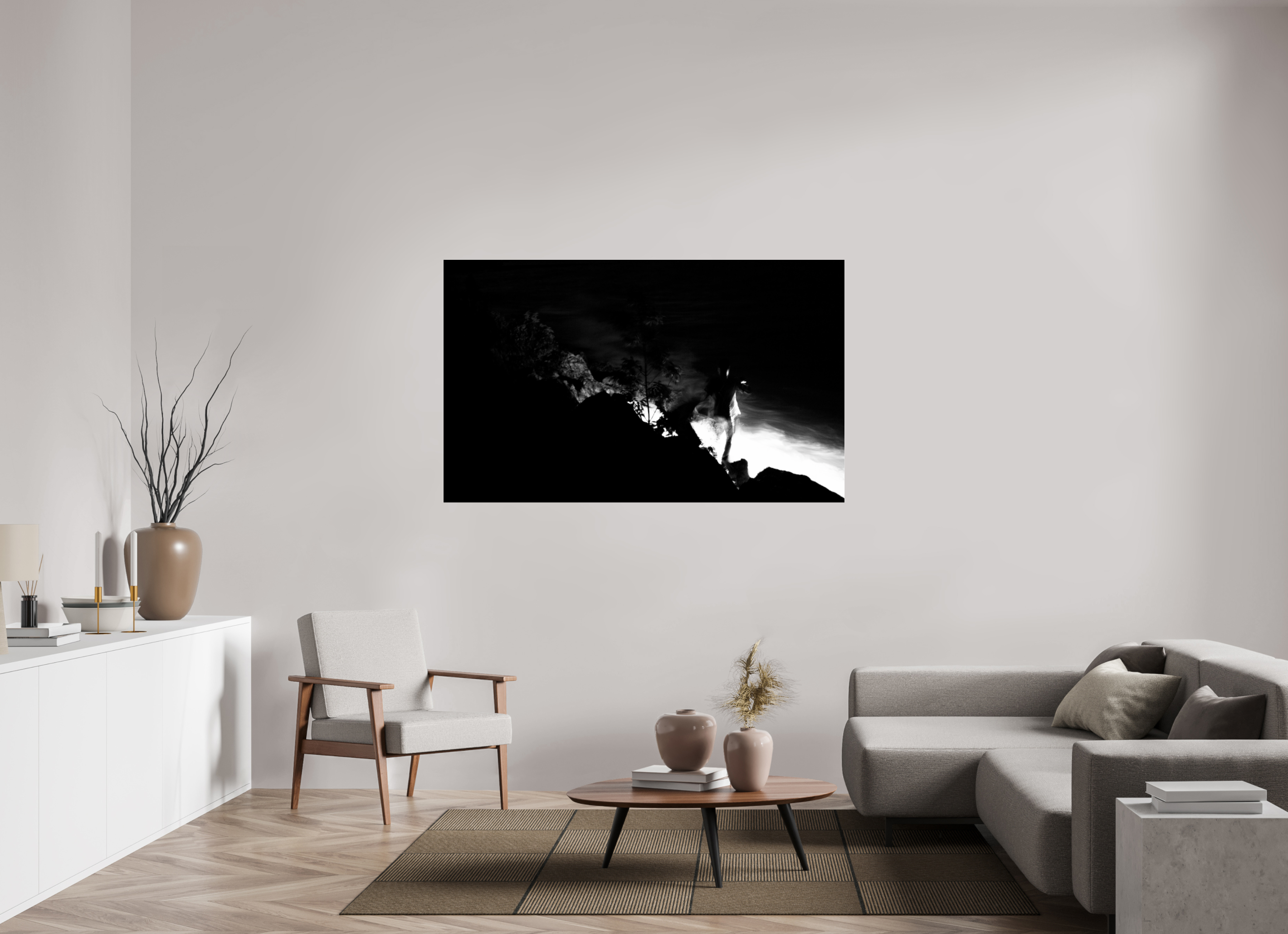 64.4 x 39″, Photo Print Under Acrylic Glass Some Kind Of Spirit World