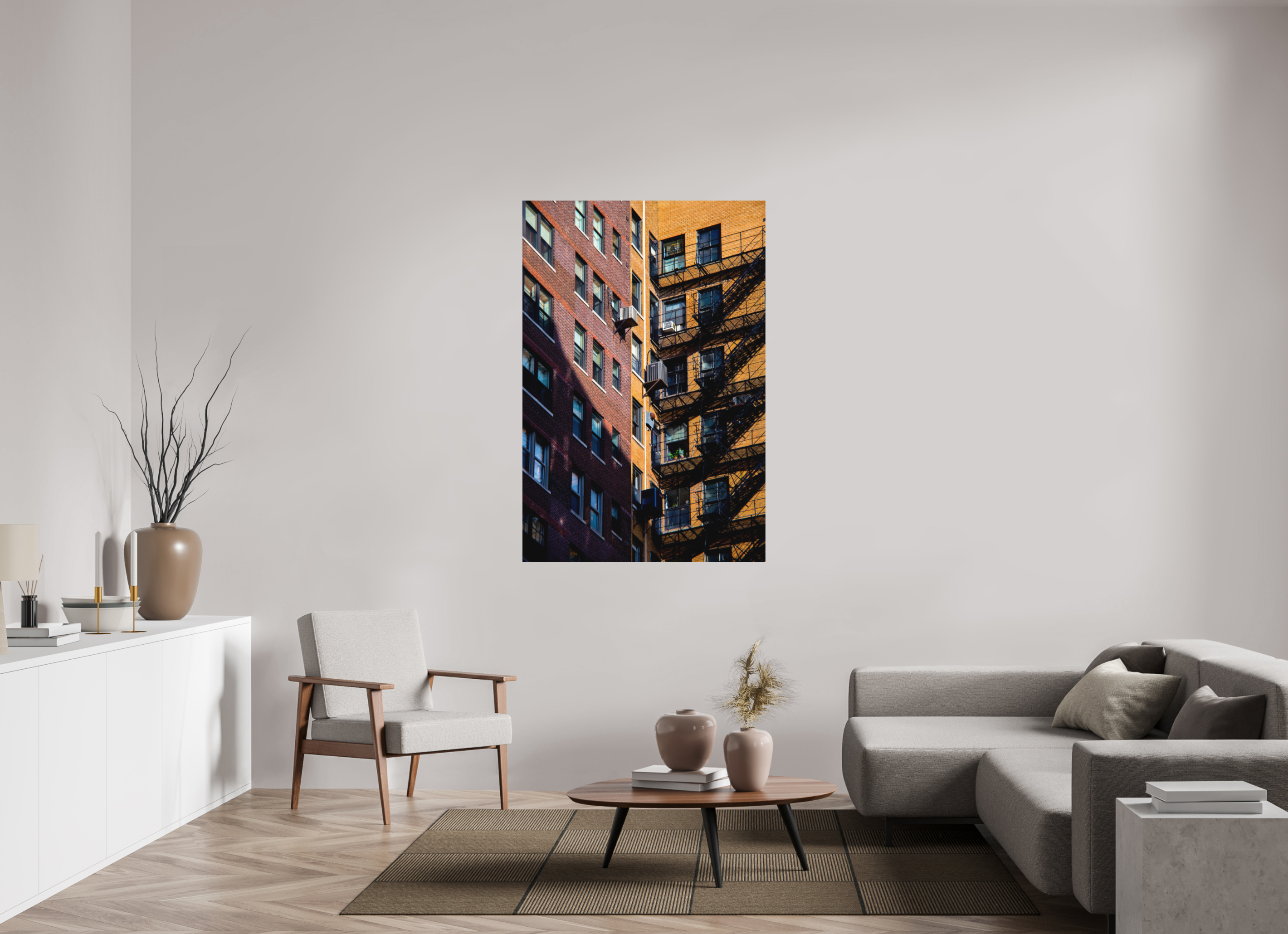 39 x 58″, Aluminum Dibond City Escape