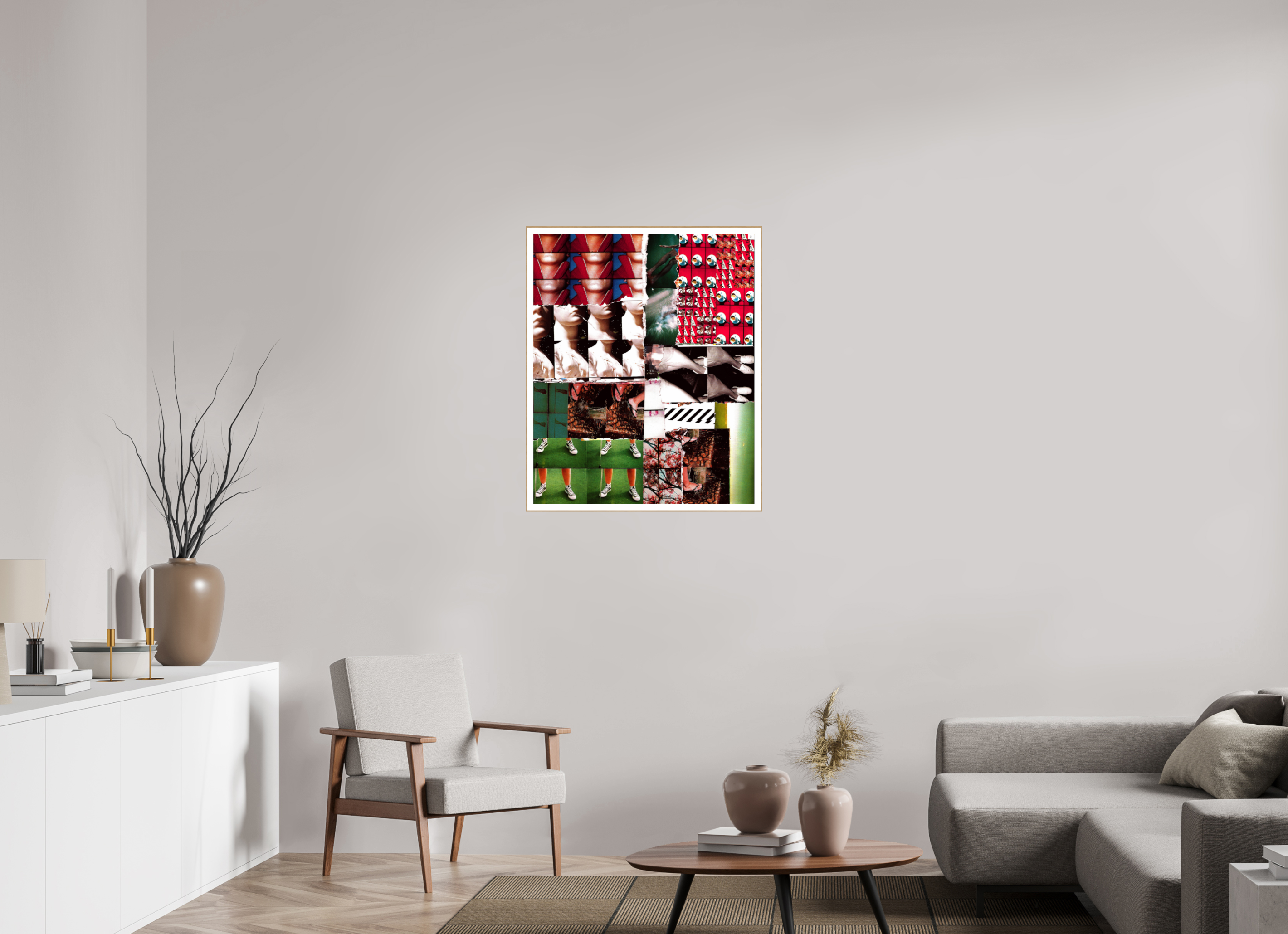 28 x 34.2″, Solid Wood ArtBox (Oak) Replication