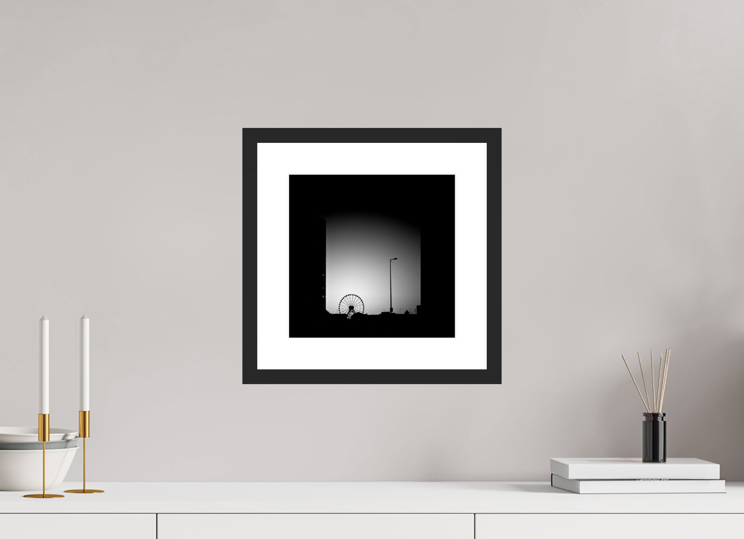 10.2 x 10″, Fuji Crystal Archive Print Framed (Black) Navy Pier
