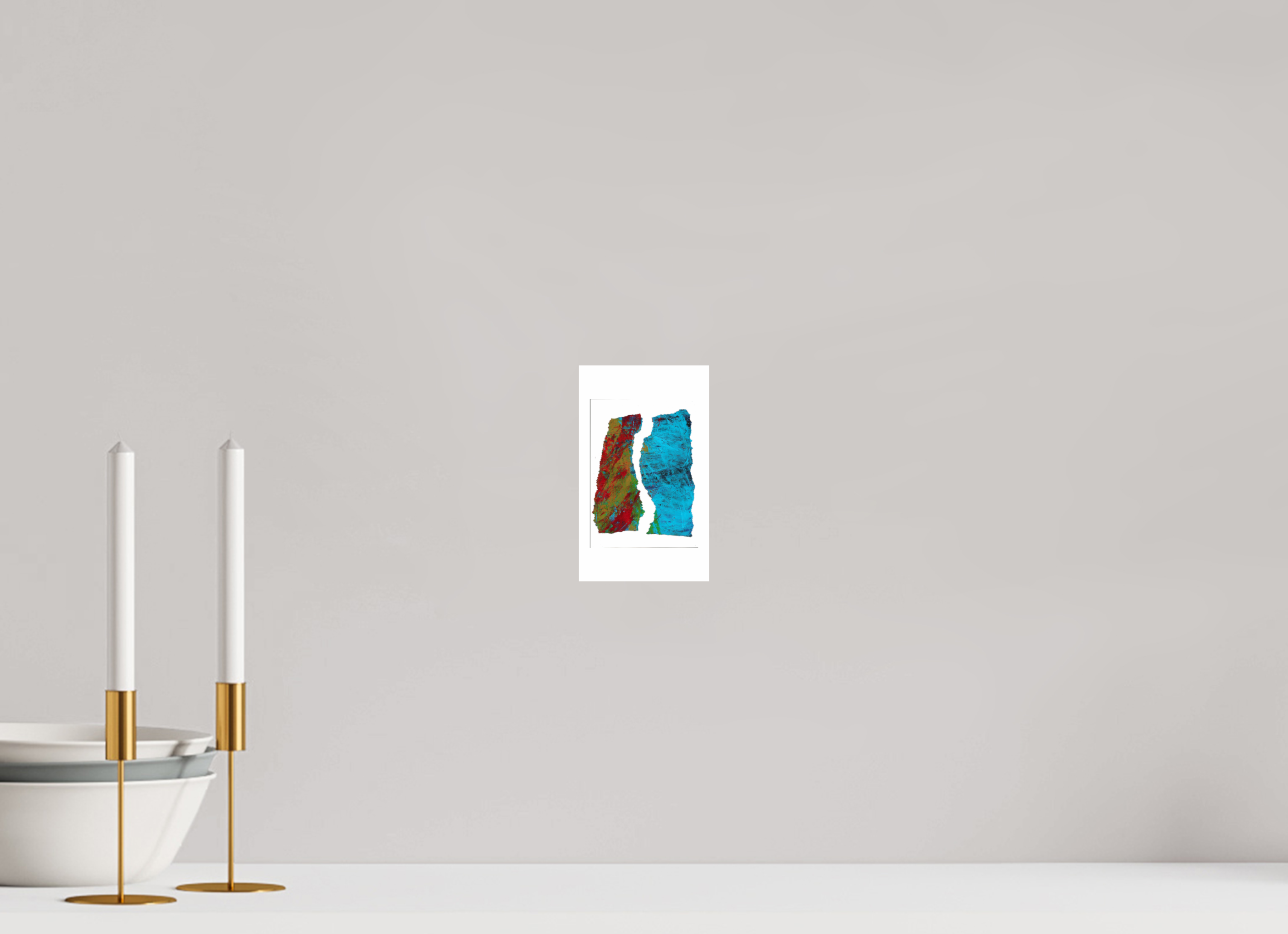 4 x 6.7″, Photo Print Under Acrylic Glass Earth & Water