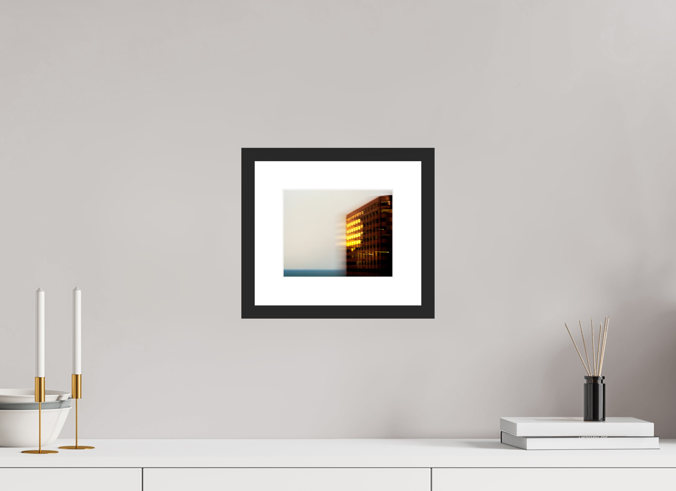 7.4 x 6″, Fuji Crystal Archive Print Framed (Black) Time Flies